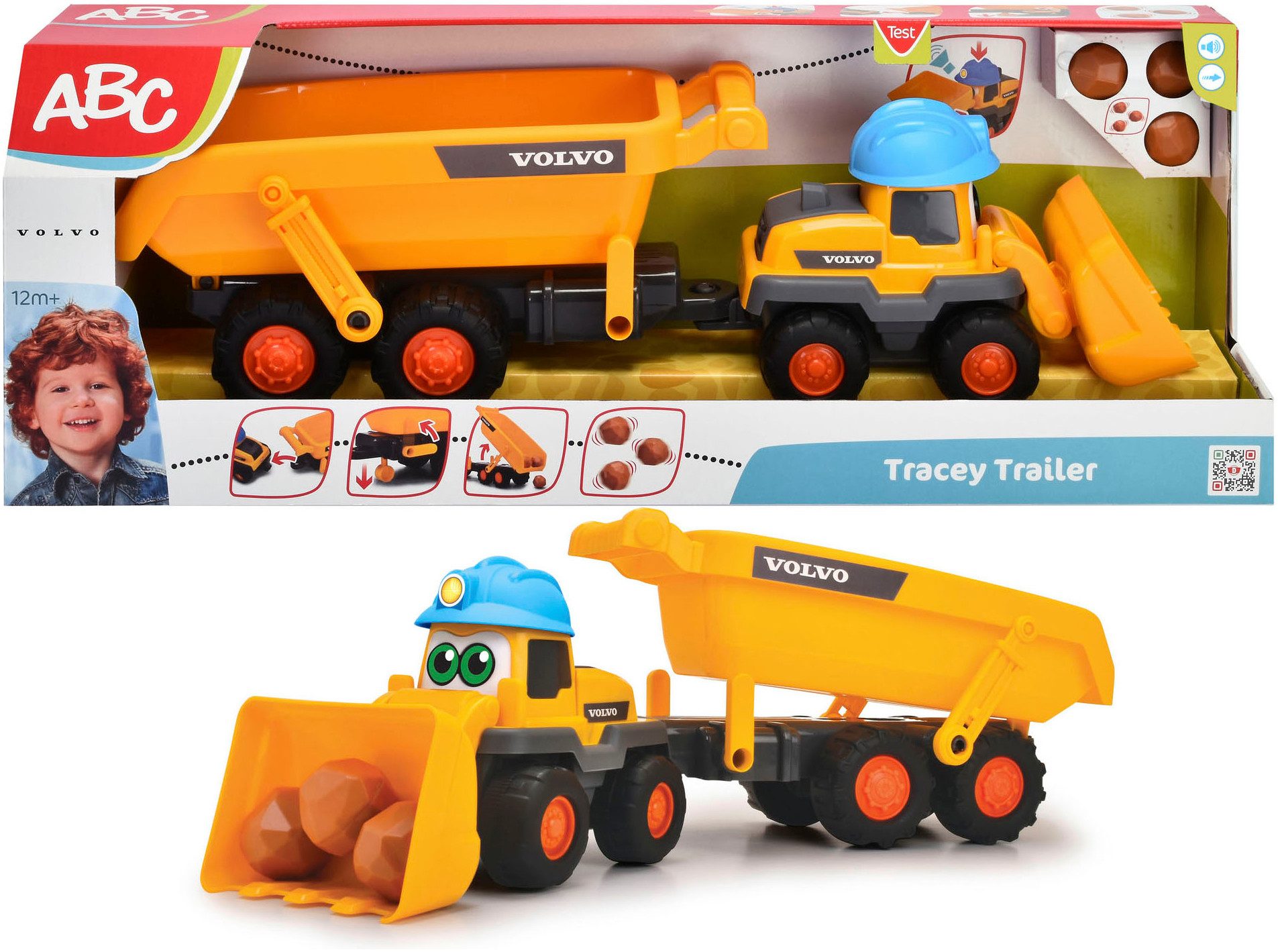 ABC Spielzeug-Bagger Tracey Trailer günstig online kaufen