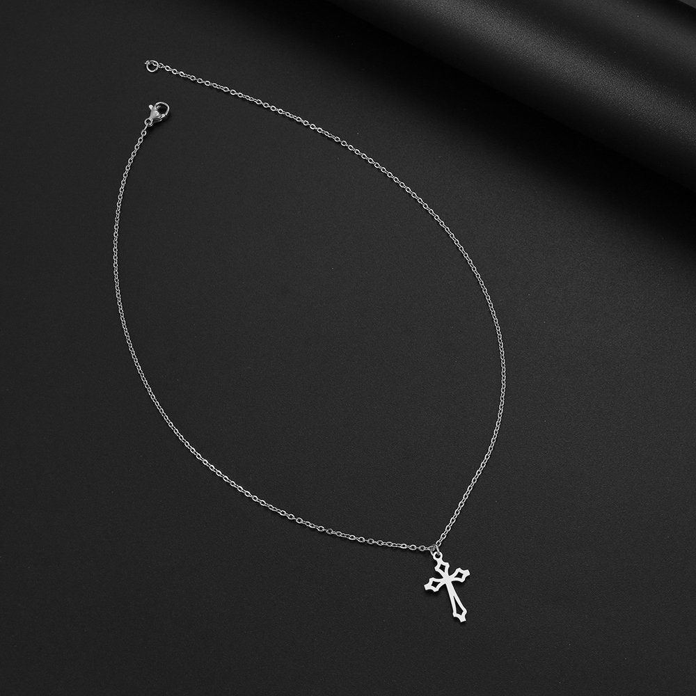 Color Design Kreuzanhänger Kreuz Anhänger SMK-ES-07, aus Edelstahl, inkl. H günstig online kaufen