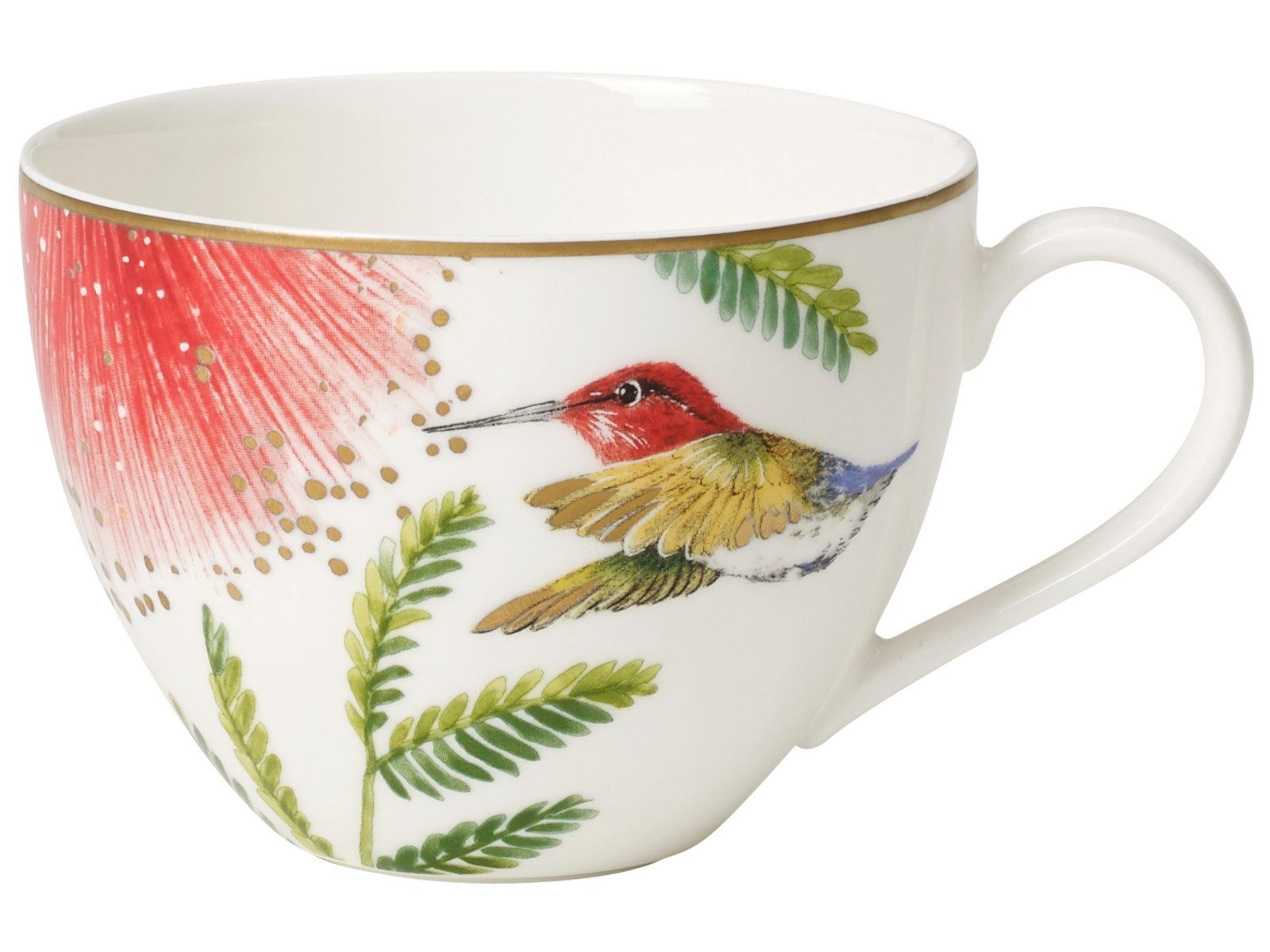 Villeroy & Boch Tasse Amazonia Anmut Kaffeeobertasse 0,2 l, Premium Bone Porcelain