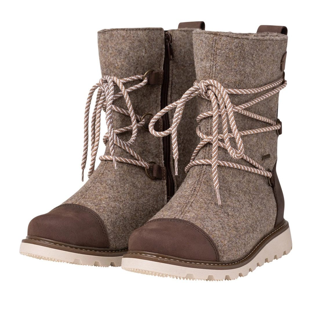 Posio GTX (Filzstiefel, wasserdicht, extrem warm) sandbraun Damen Winterstiefel