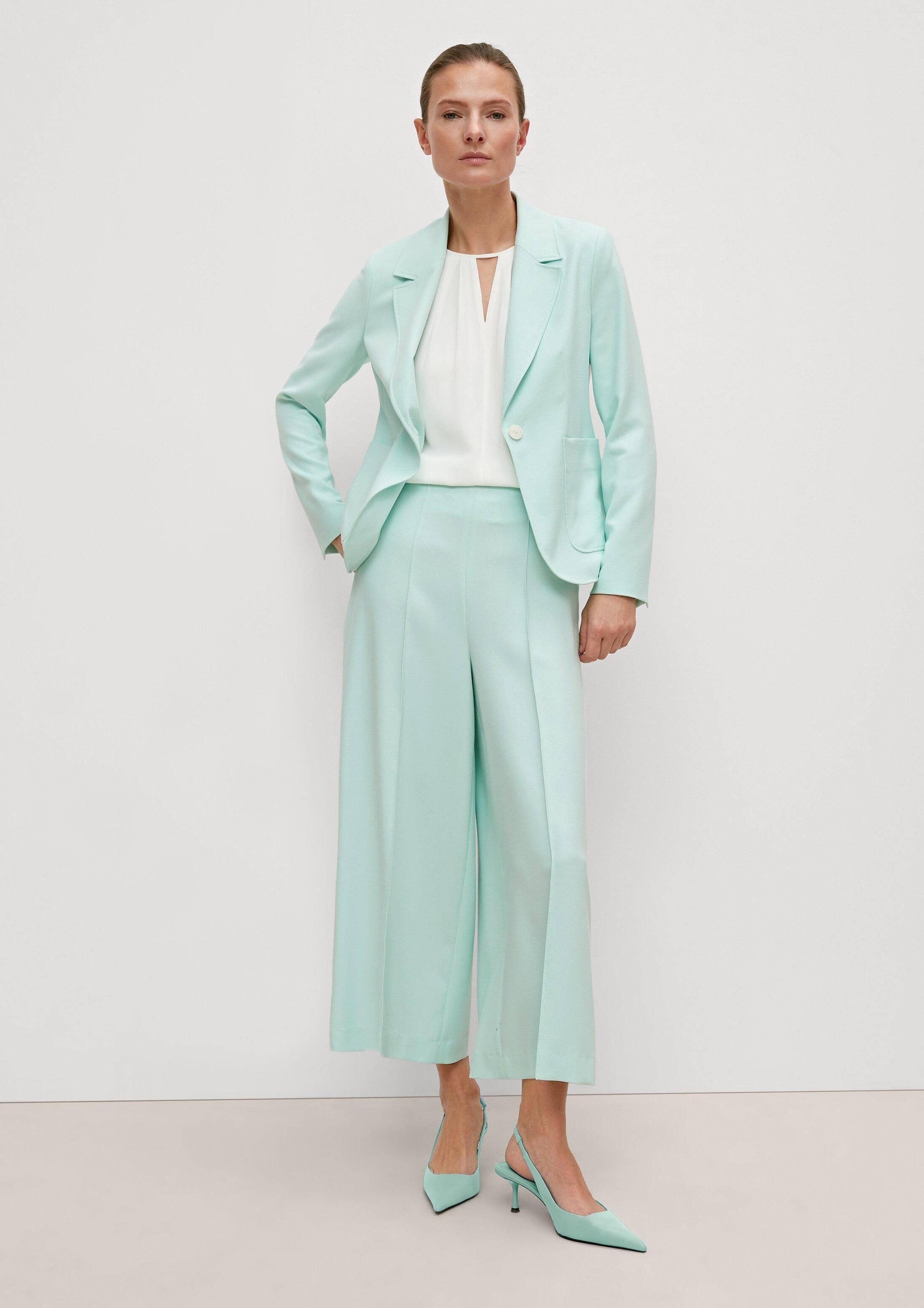 comma Jackenblazer Indoor-Blazer Blazer aus Viskosemix
