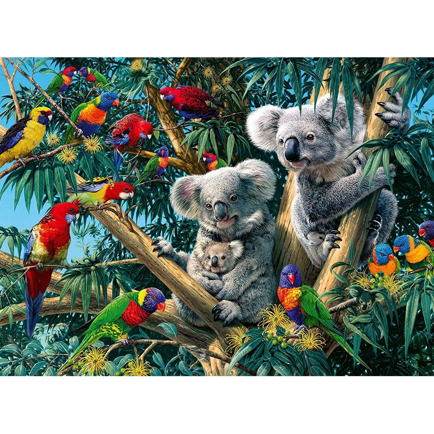 Puzzle, Ravensburger Koalas 500 500 Teile Puzzle Baum, Ravensburger im Puzzleteile -