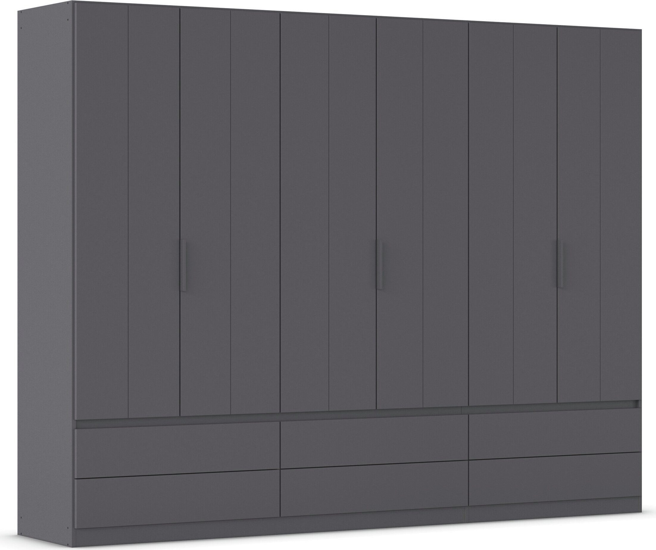 OTTO home Kleiderschrank Schrank Garderobe ARVEN Breiten 181/226/271cm (3 verschiedene Ausstattungen BASIC/CLASSIC/PREMIUM (inkl. SOFT-CLOSE) puristisches Design in Plankenoptik mit Metallgriffen MADE IN GERMANY