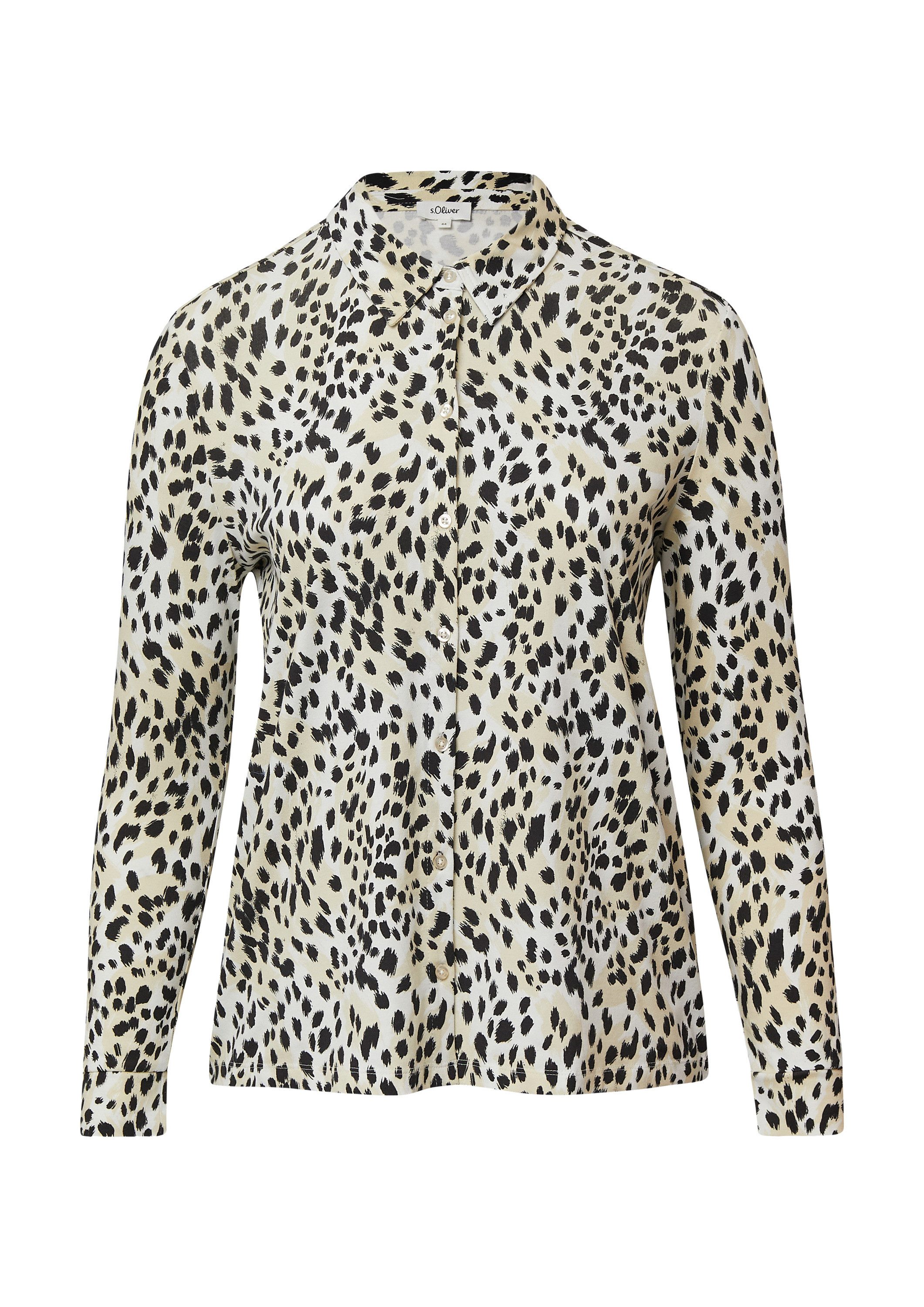 s.Oliver Langarmbluse T-Shirt Elastische Jerseybluse günstig online kaufen