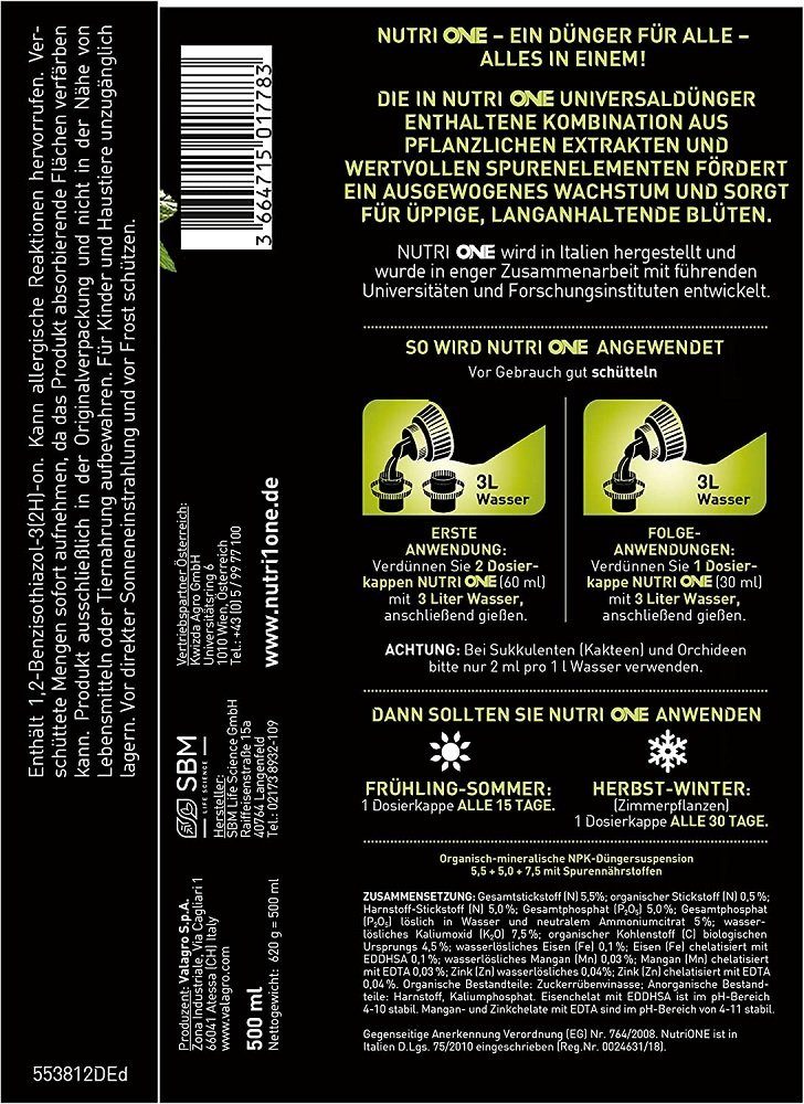 SBM Rasendünger Nutri ONE Universal-Dünger 500ml günstig online kaufen