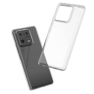 cofi1453 Bumper Silikon Hülle Basic für Xiaomi 13 Pro Case TPU Handy Cover Transparent