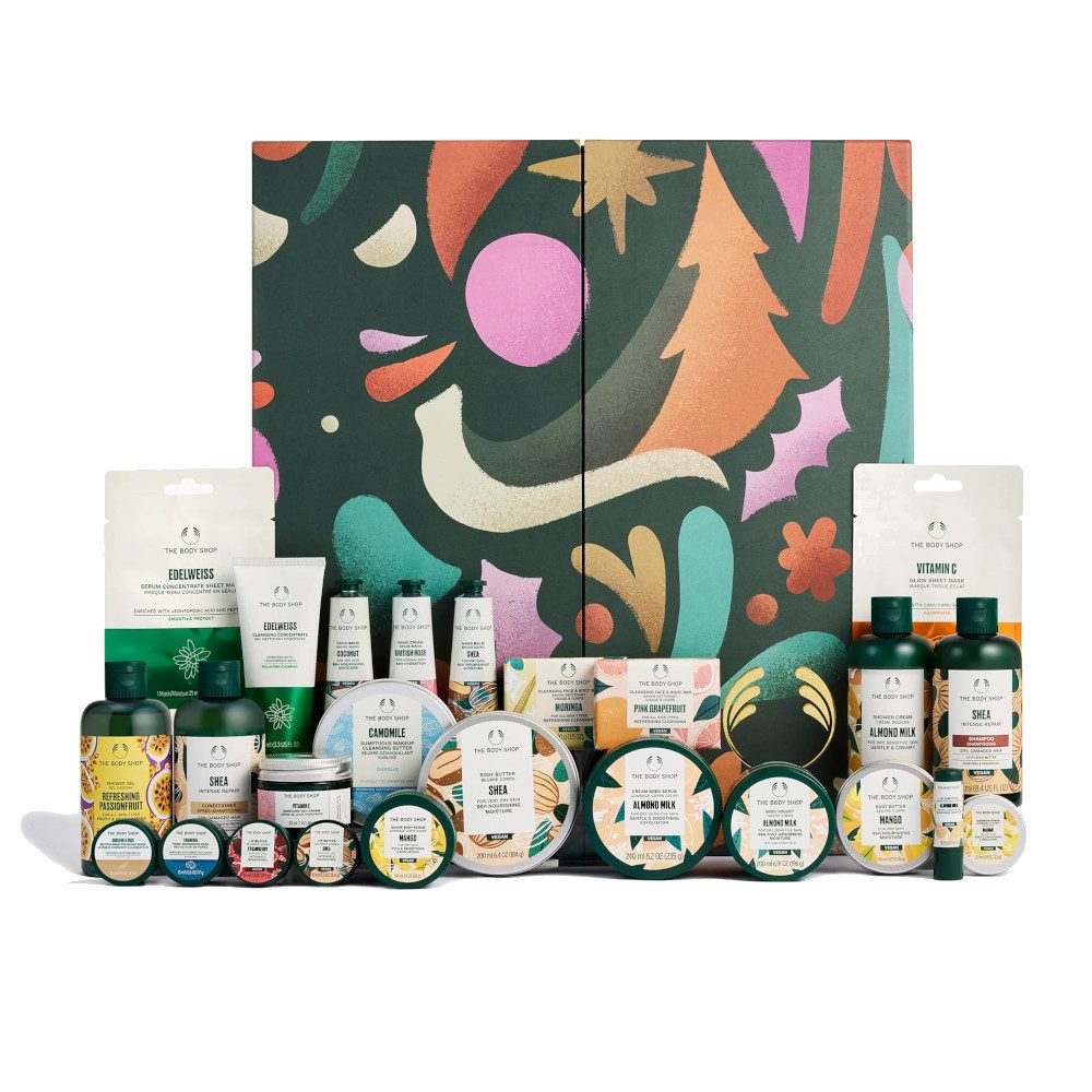 The Body Shop Adventskalender The Body Shop Ultimate Beauty Adventskalender 2025 – 25 Highlights (25-tlg), Luxus-Adventskalender mit Originalgrößen & Bestseller-Produkten