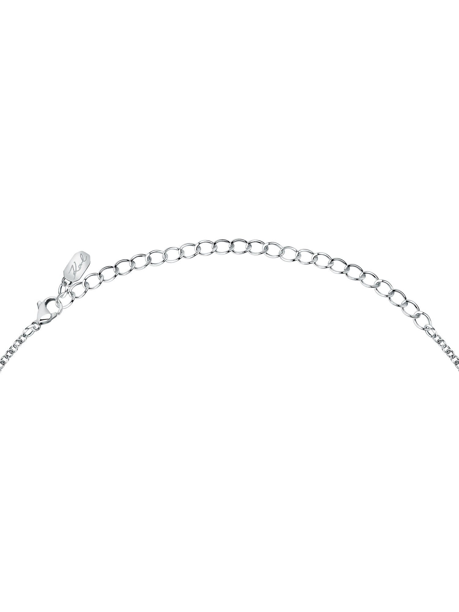 KARL LAGERFELD Collier Karl Lagerfeld Damen-Kette Edelstahl 20 Kristall