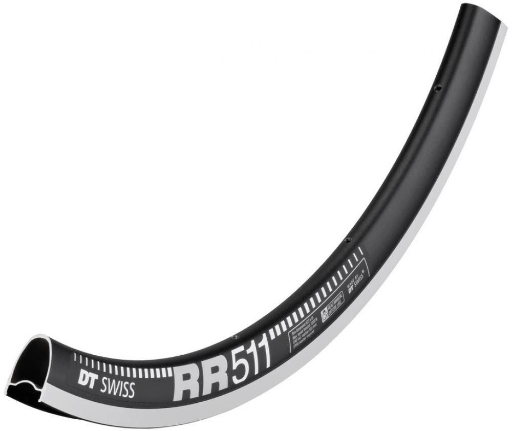 DT Swiss Felgenbremse DT Swiss Felge RR 511 28"/700C 28 Loch Schwarz - steife, robuste Strad