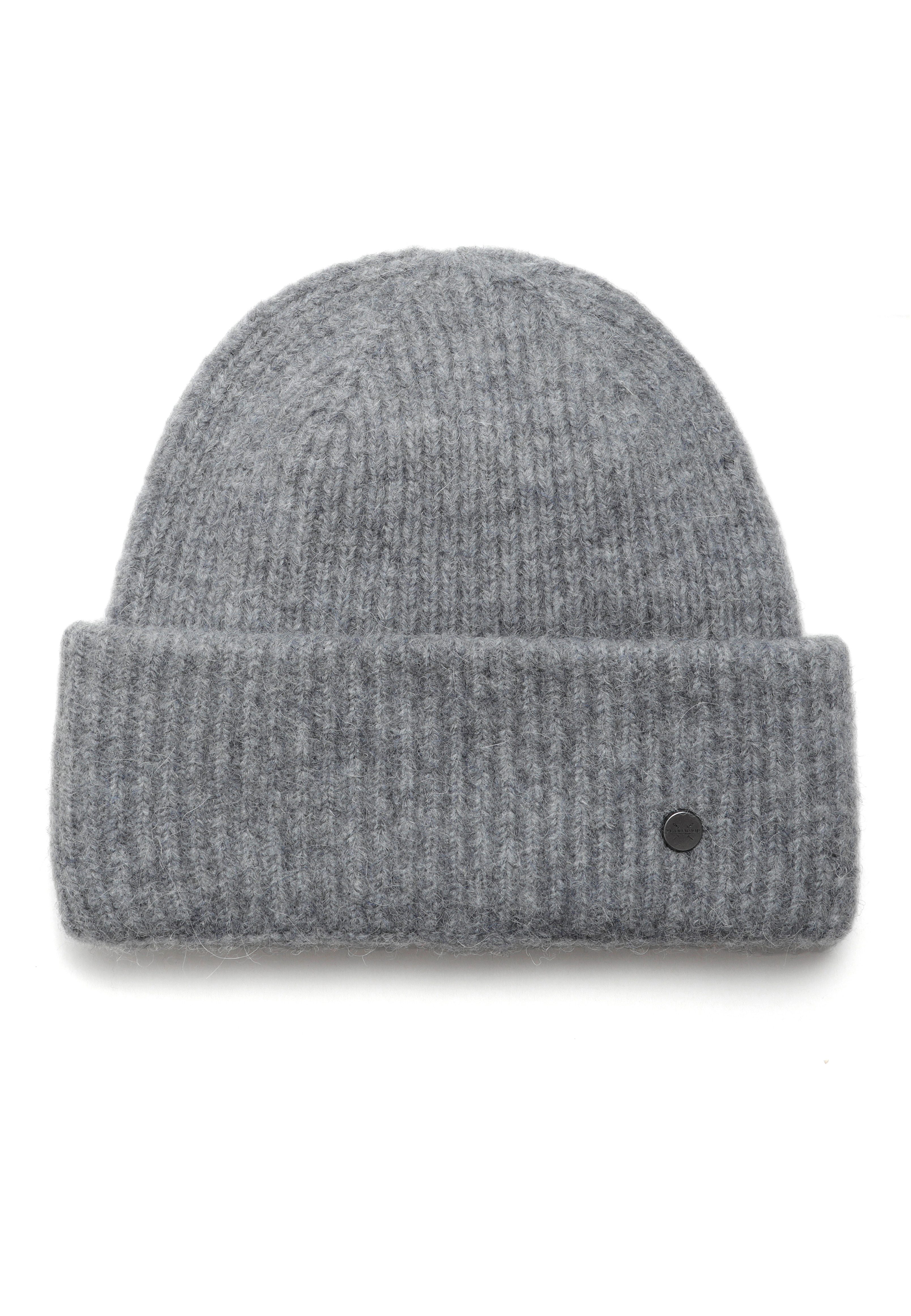PEARLWOOD Strickmütze ZOE Feinripp, wärmend, breiter Umschlag