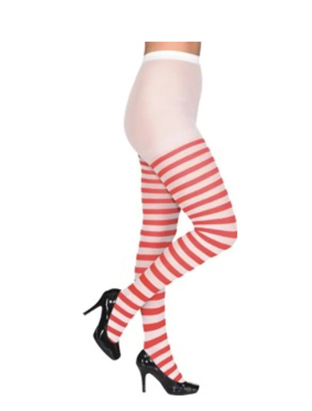 Orlob Strumpfhose Ringel Strumpfhose Kölle Alaaf Köln Karneval Weihnachten Rot Weiß