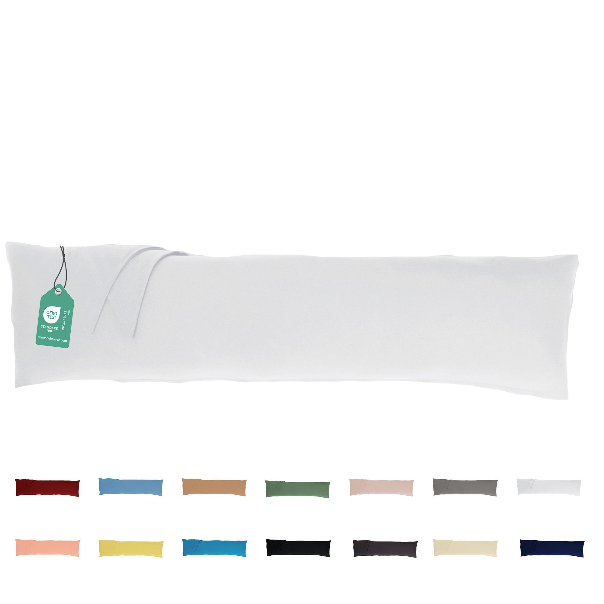 livessa Seitenschläferkissen mit bezug 40x145 cm - Schwangersschaftskissen - Schlafkissen, Kissen mit Bezug, Seitenschläferkissen : 100% Mikrofaser, Kissenbezug: 100% Baumwolle, Stillkissen mit Kissenbezug