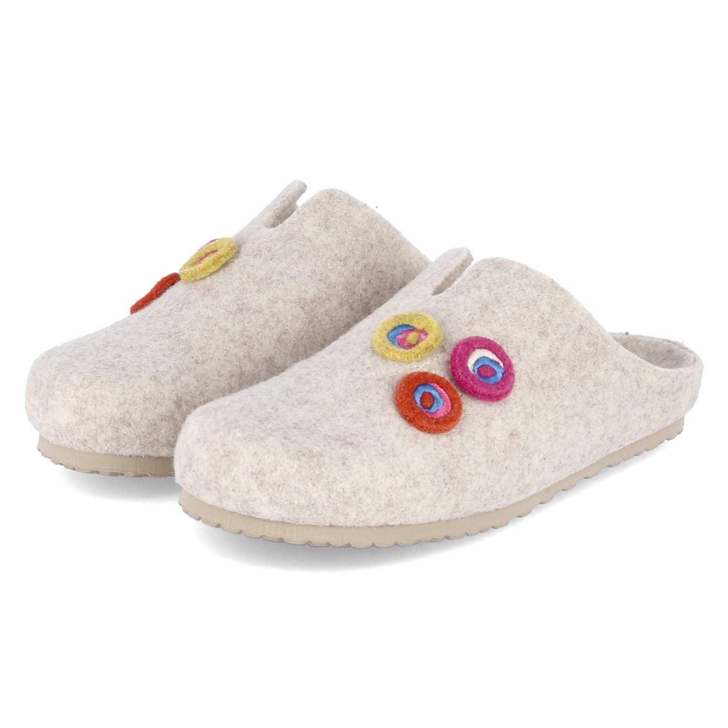Beliana Beliana Pantoffeln 2009 18/484 crudo Damen Filz beige Pantolette