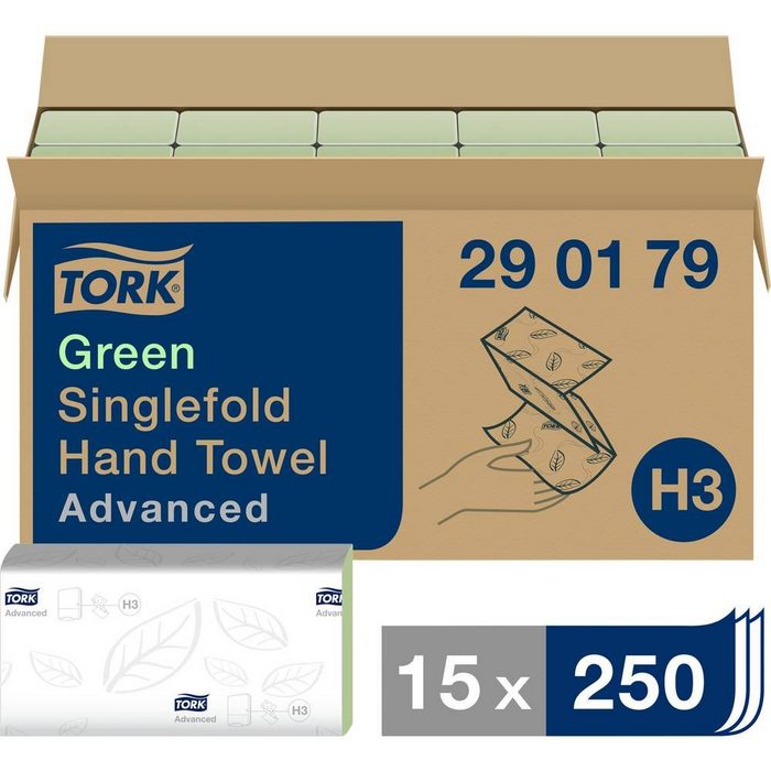 TORK Papierhandtuch Zickzack Paiperhandtücher H3 Advanced saugstark