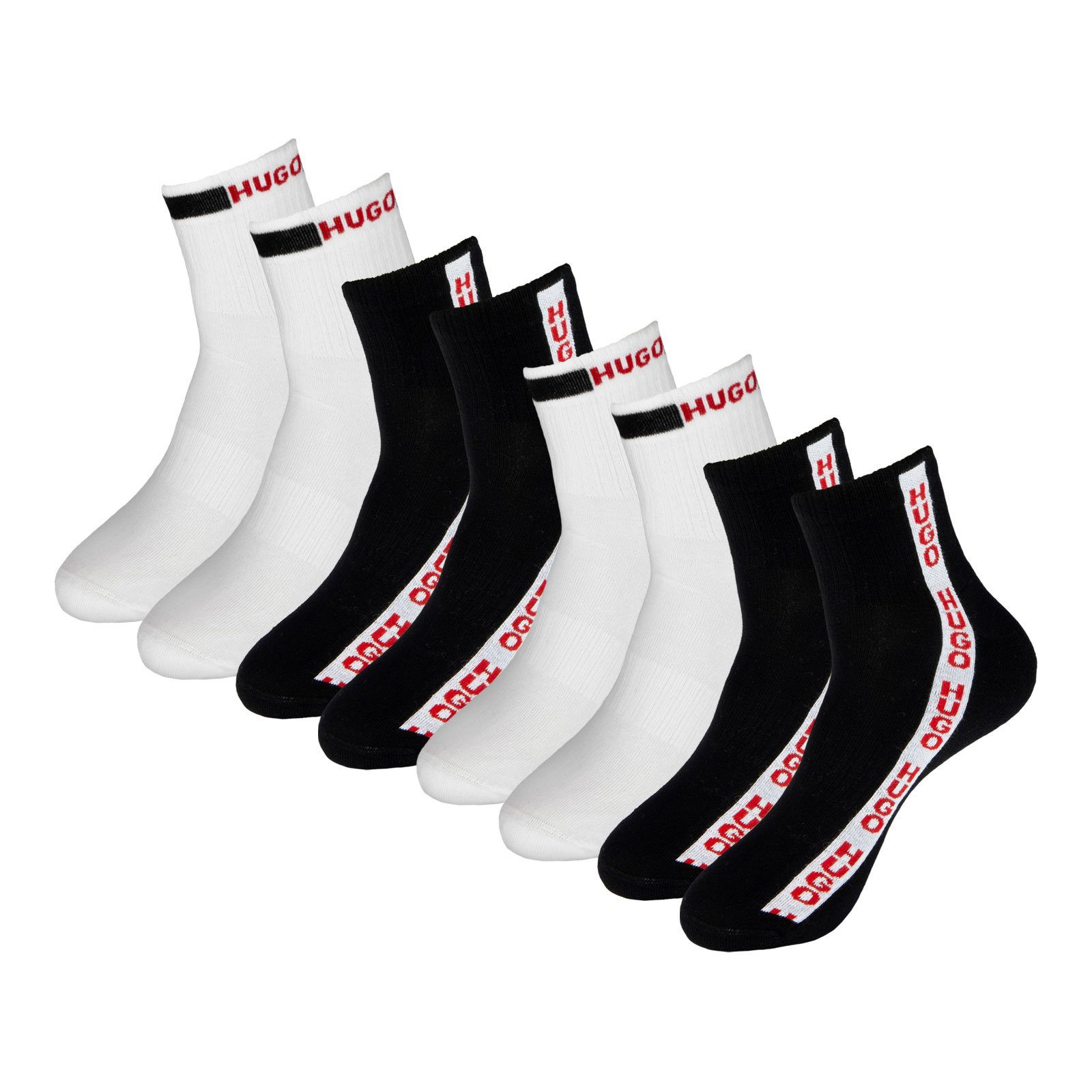 HUGO Kurzsocken SH Rib Side Tape günstig online kaufen