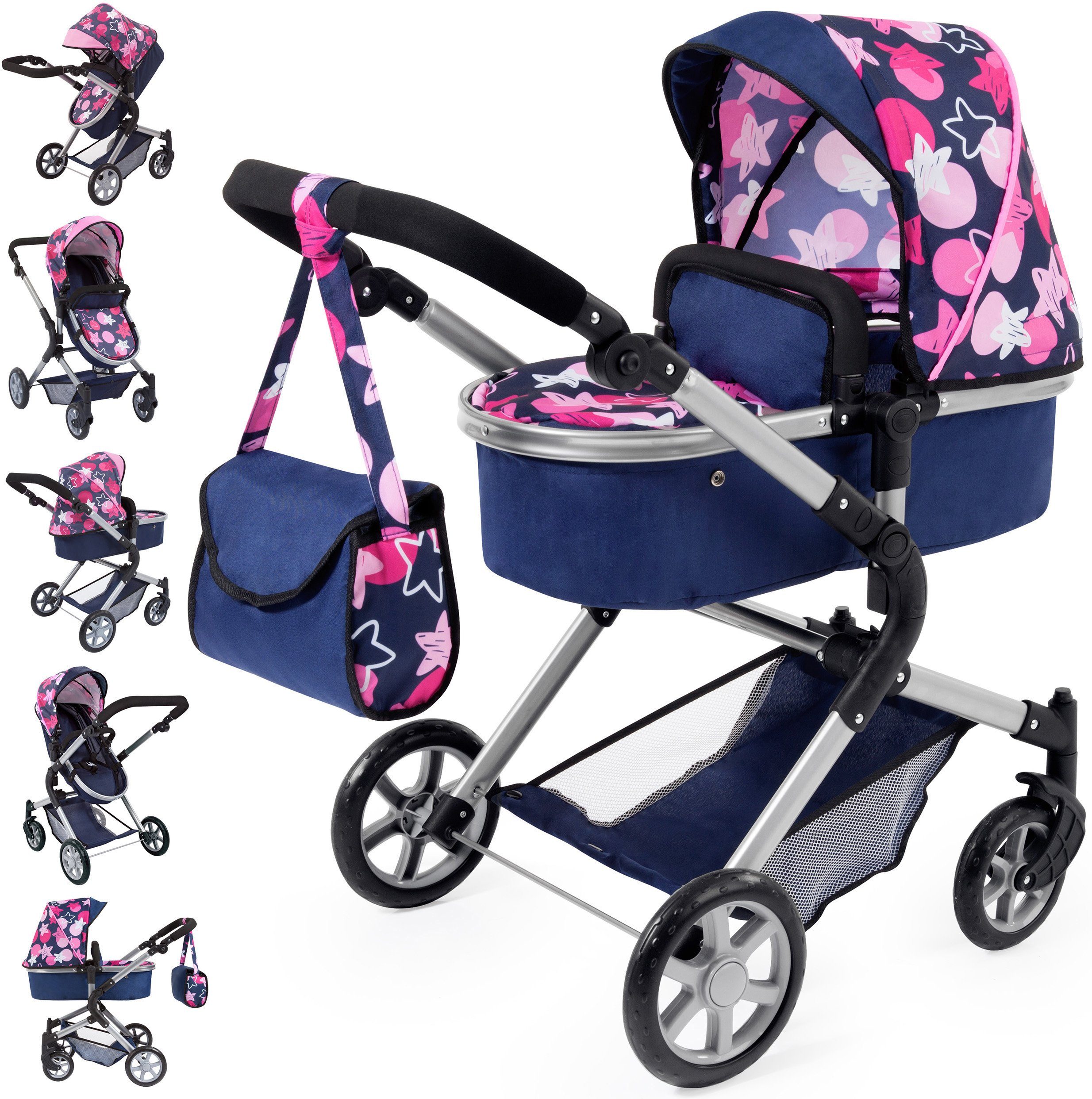 Bayer Kombi-Puppenwagen City Neo, Blau