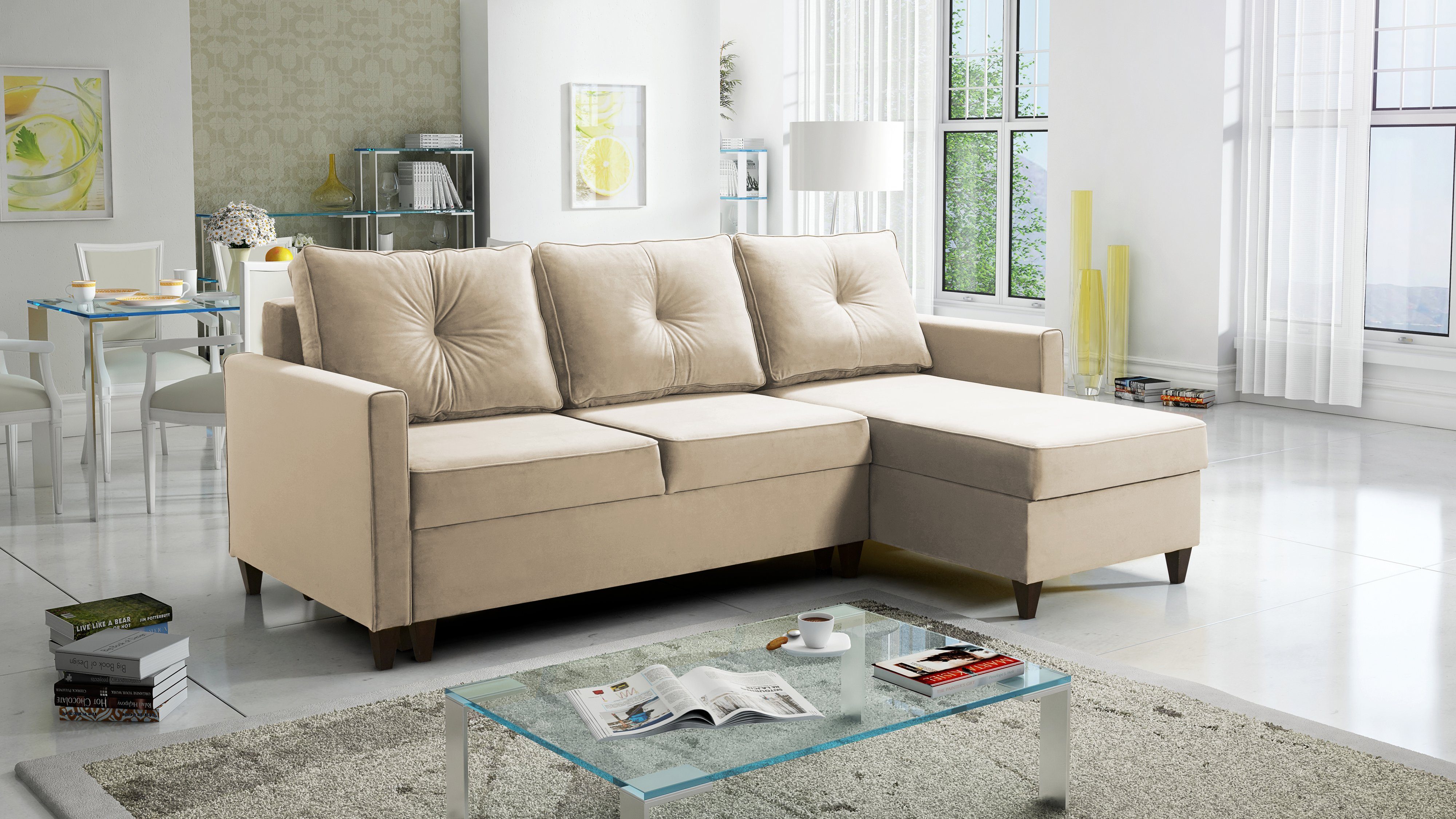 Best for Home Ecksofa BRAD MAXI AMOR4304