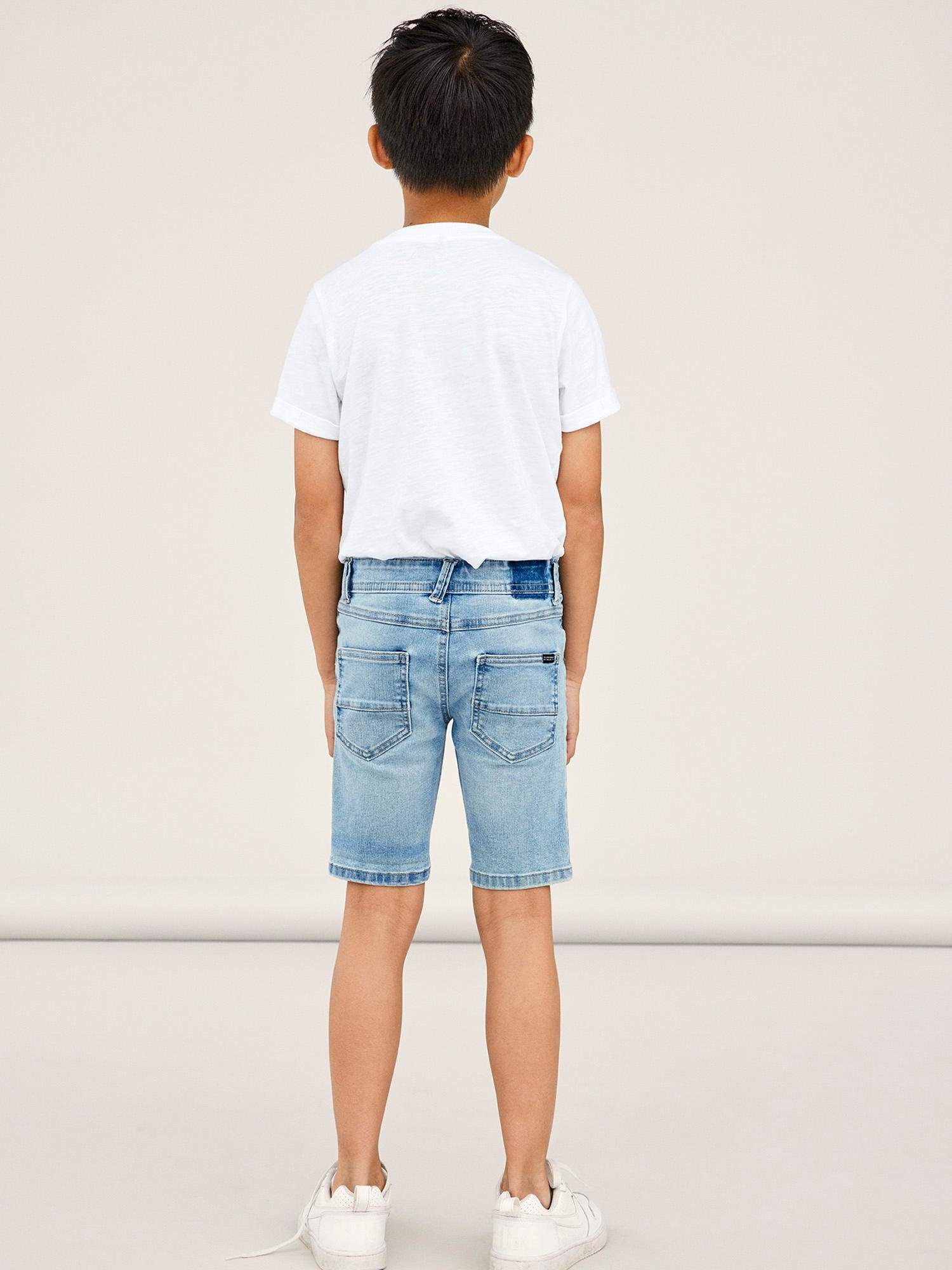 Name It Jeansshorts Jungen Jeans kurz im Used-Look