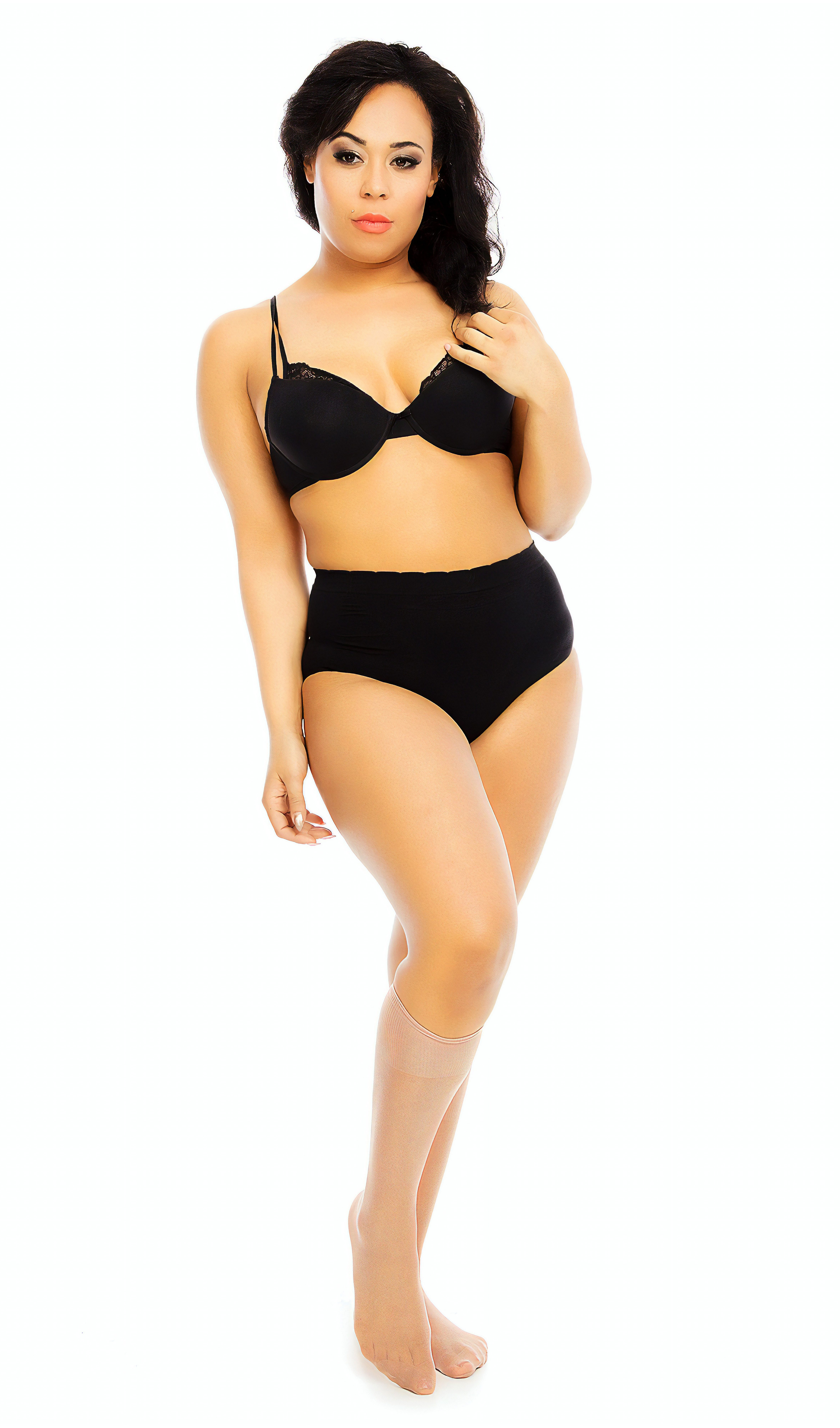 GLAMORY Feinstrümpfe My Size extraweit, elastisch