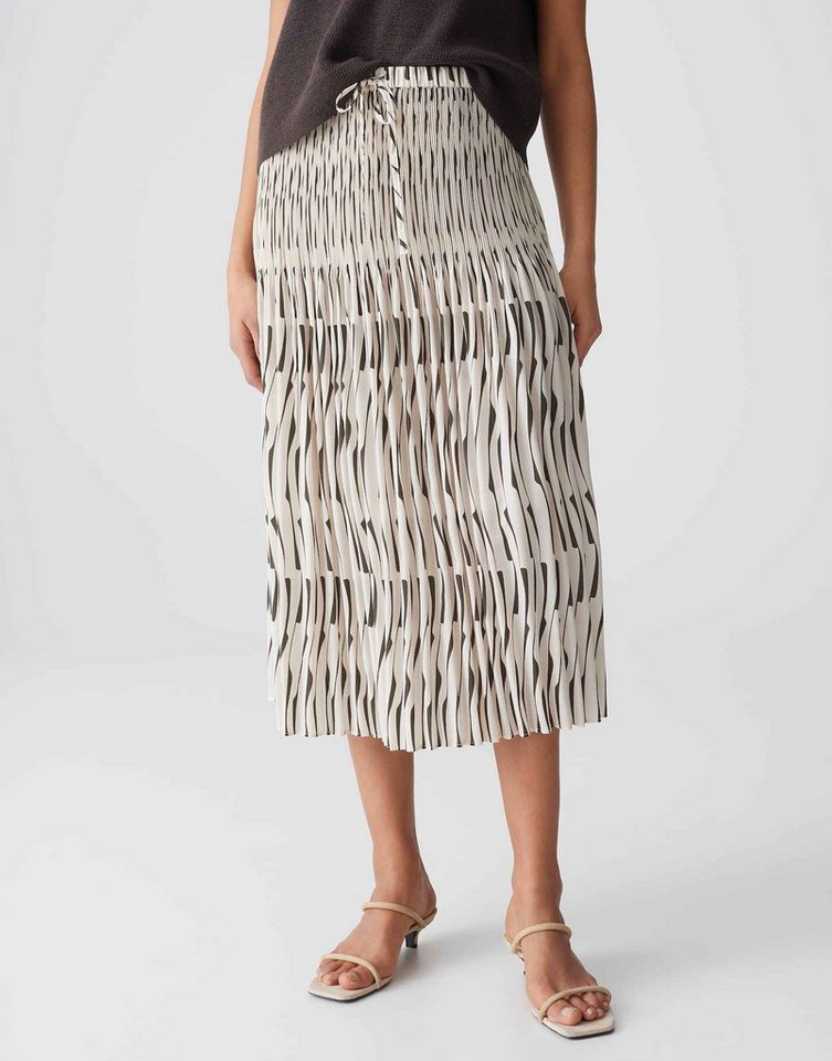 OPUS Plisseerock Ribane bamboo Ideal für entspannte Casual Looks im Alltag