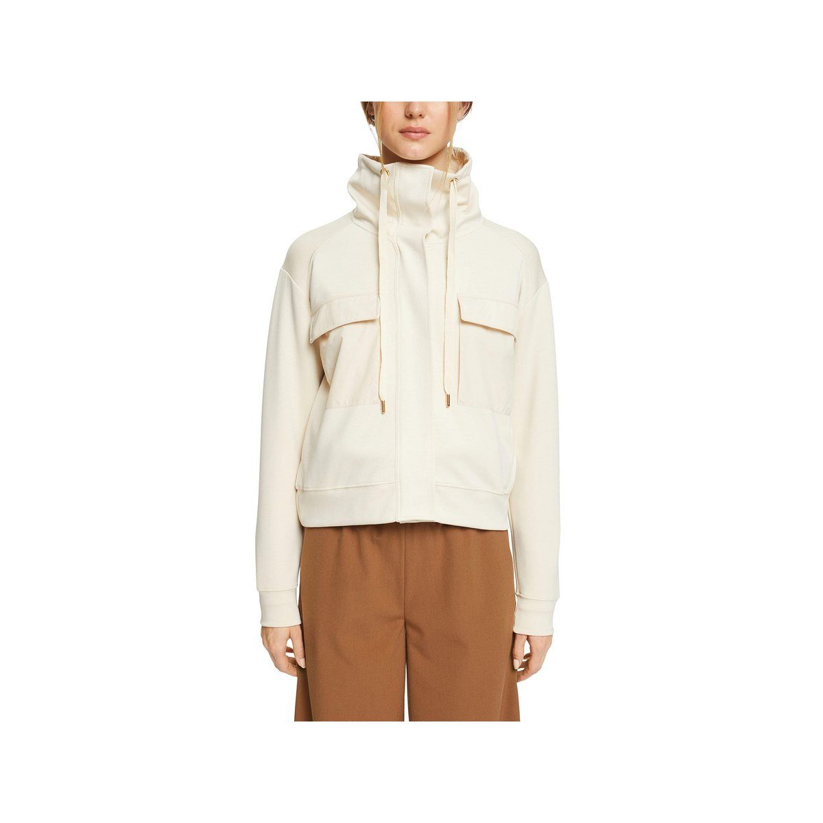 Esprit Outdoorjacke Übergangsjacke für Damen in beige (1-St)