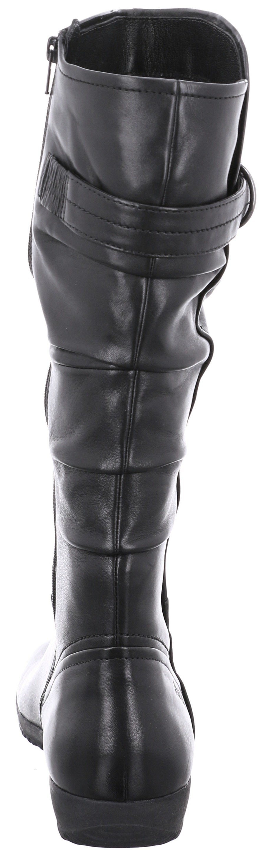 Josef Seibel Naly 23 Reißverschlussstiefel Stiefel, Schlupfstiefel, Winterstiefel mit Raffungen und XS-Schaft
