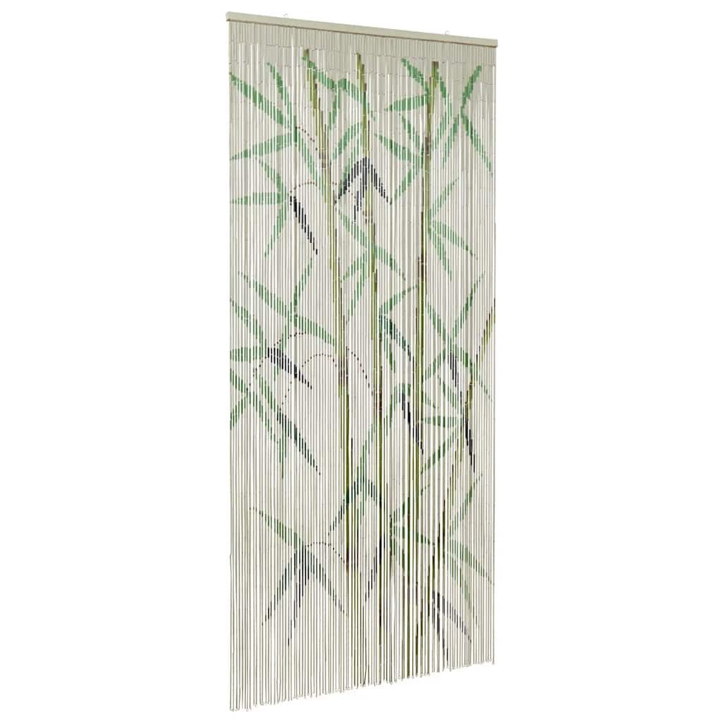 vidaXL Insektenschutz-Vorhang Insekten-Türvorhang Bambus Druck 100x200 günstig online kaufen