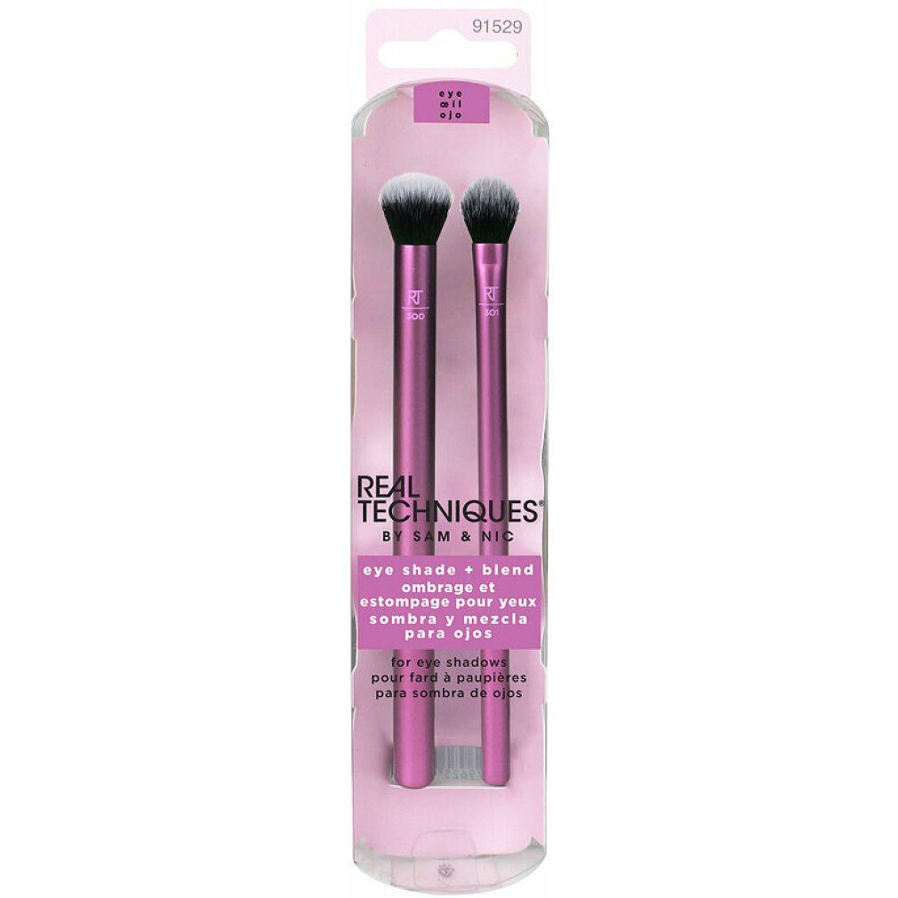 Real Techniques Kosmetikpinsel-Set Eye Shade & Blend
