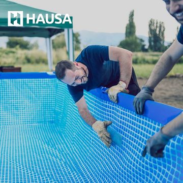 Hausa Reparatur-Set Pool Reparatur Wasser Stopp Reparaturflicken, 16x16cm Selbstklebender Flicken, 1-St., selbstverschweißendes Dichtungspflaster für alle Oberflächen, Reparieren auch unter Wasser