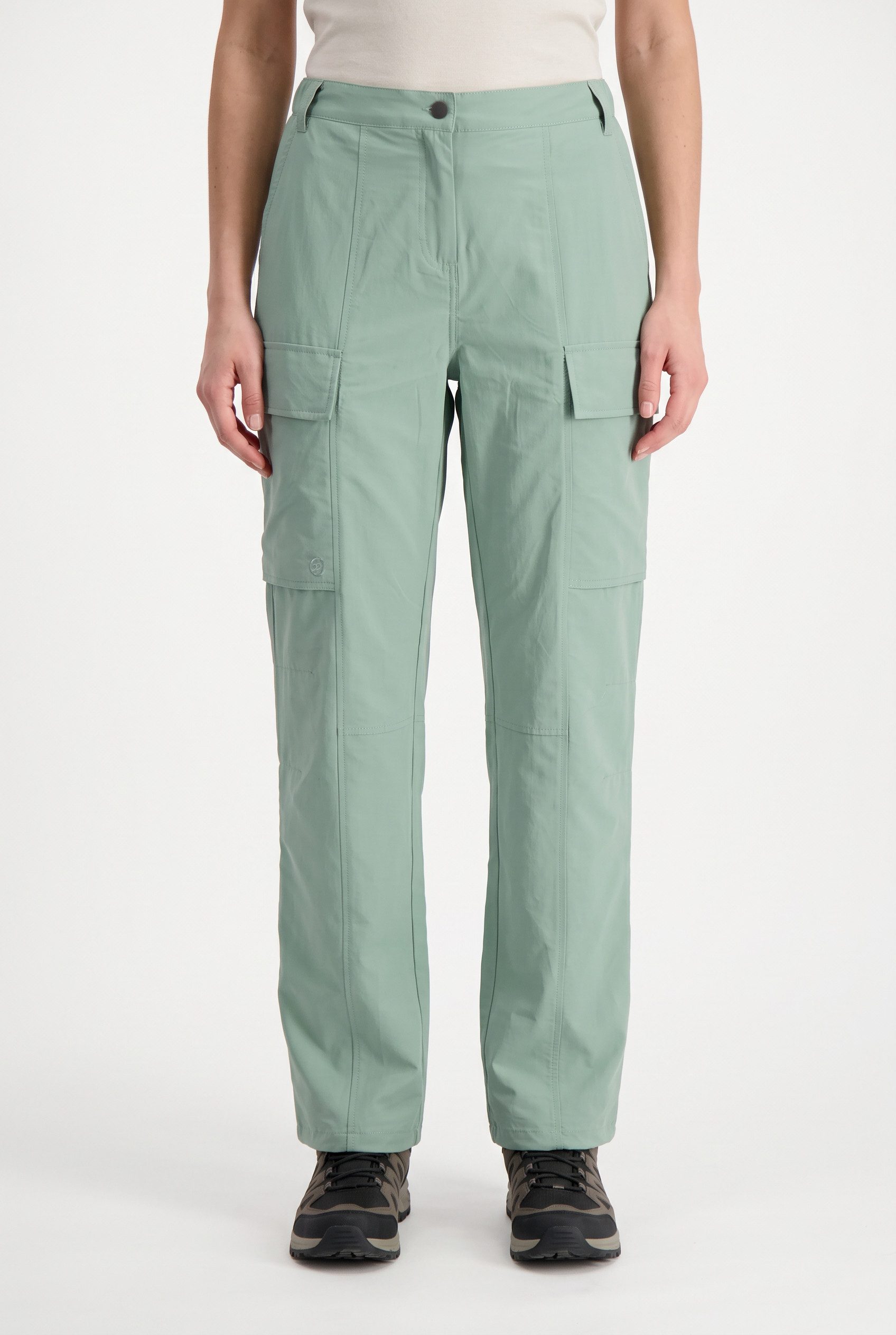 Icepeak Cargohose D CARGOHOSE ANETI regulierbare Hosenabschlüsse, mit zwei Vordertaschen und Cargotaschen