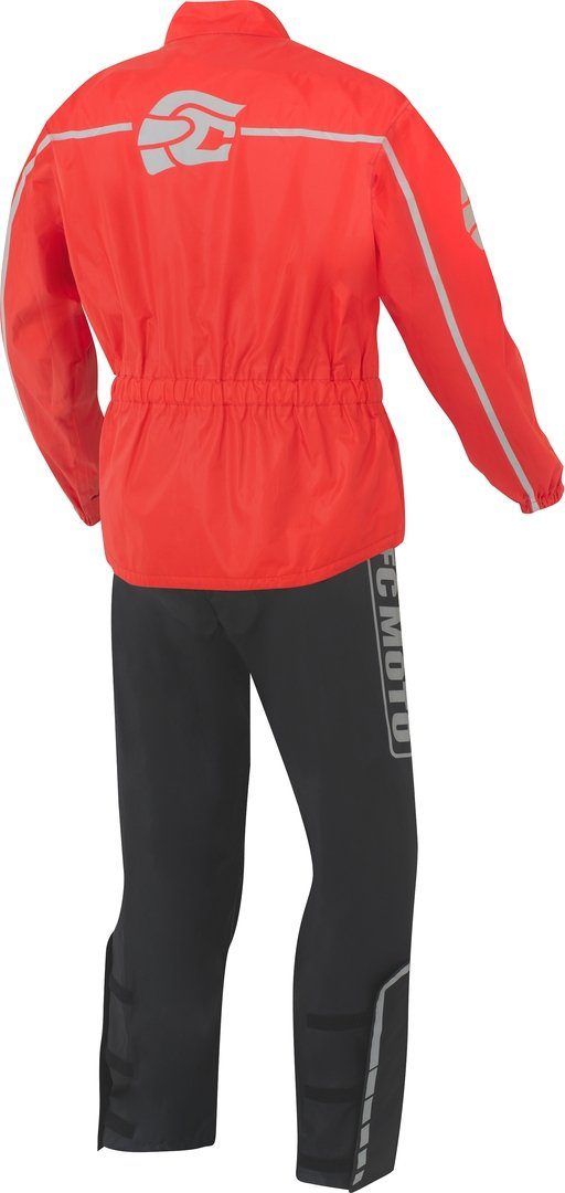 FC-Moto Regenjacke Urban Rain Kit 2-Teiler Motorrad Regenkombi Wasserdicht reflektierende