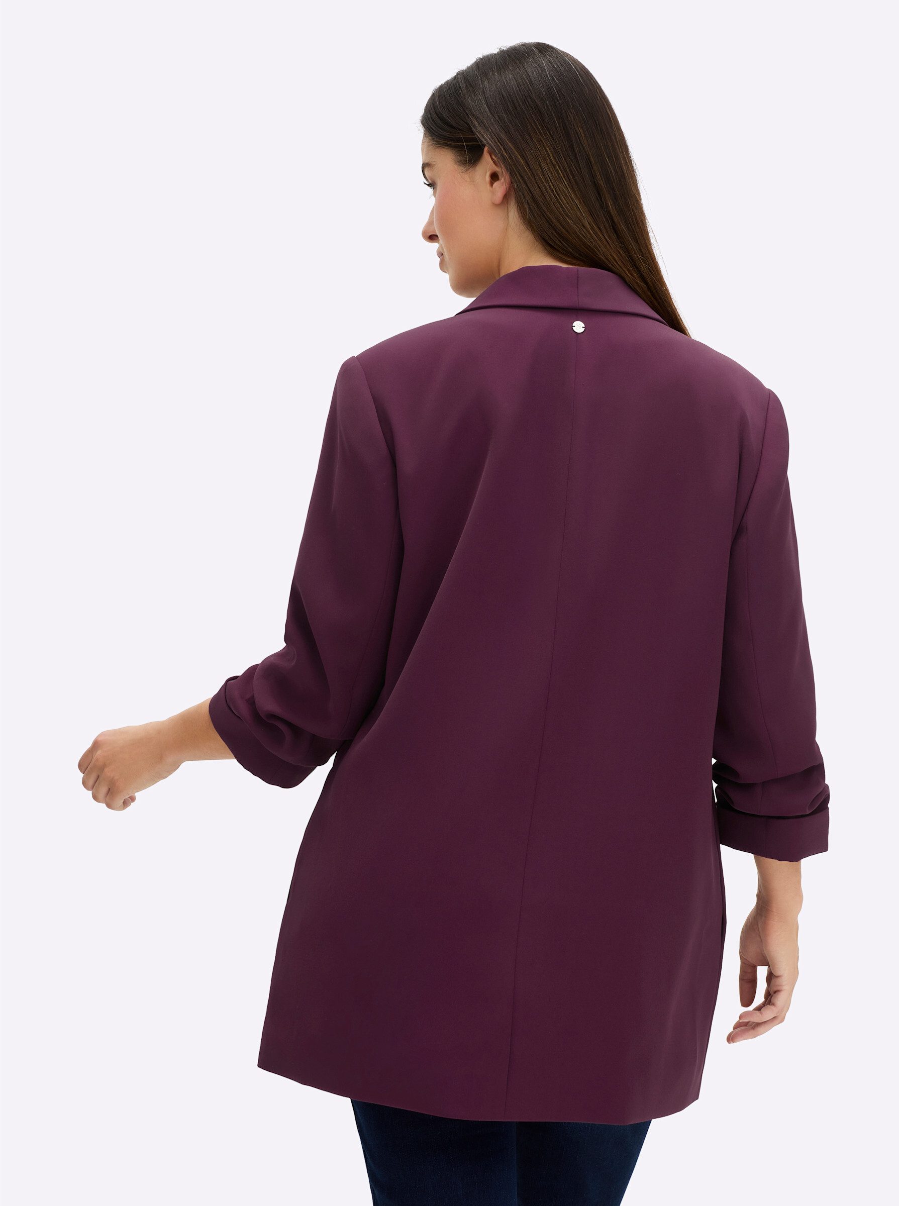 Sheego Blusenblazer Longblazer Langarm günstig online kaufen