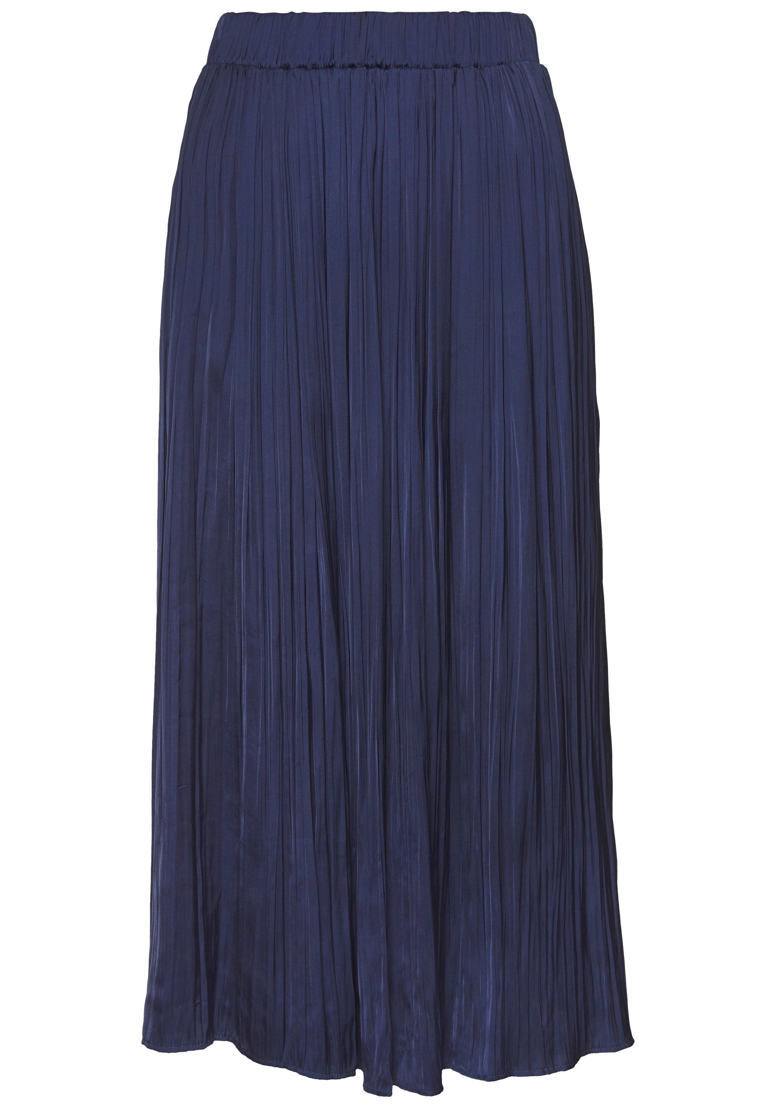 LASCANA Maxirock mit Plisseefalten, edel glänzende Ware. € 59,99