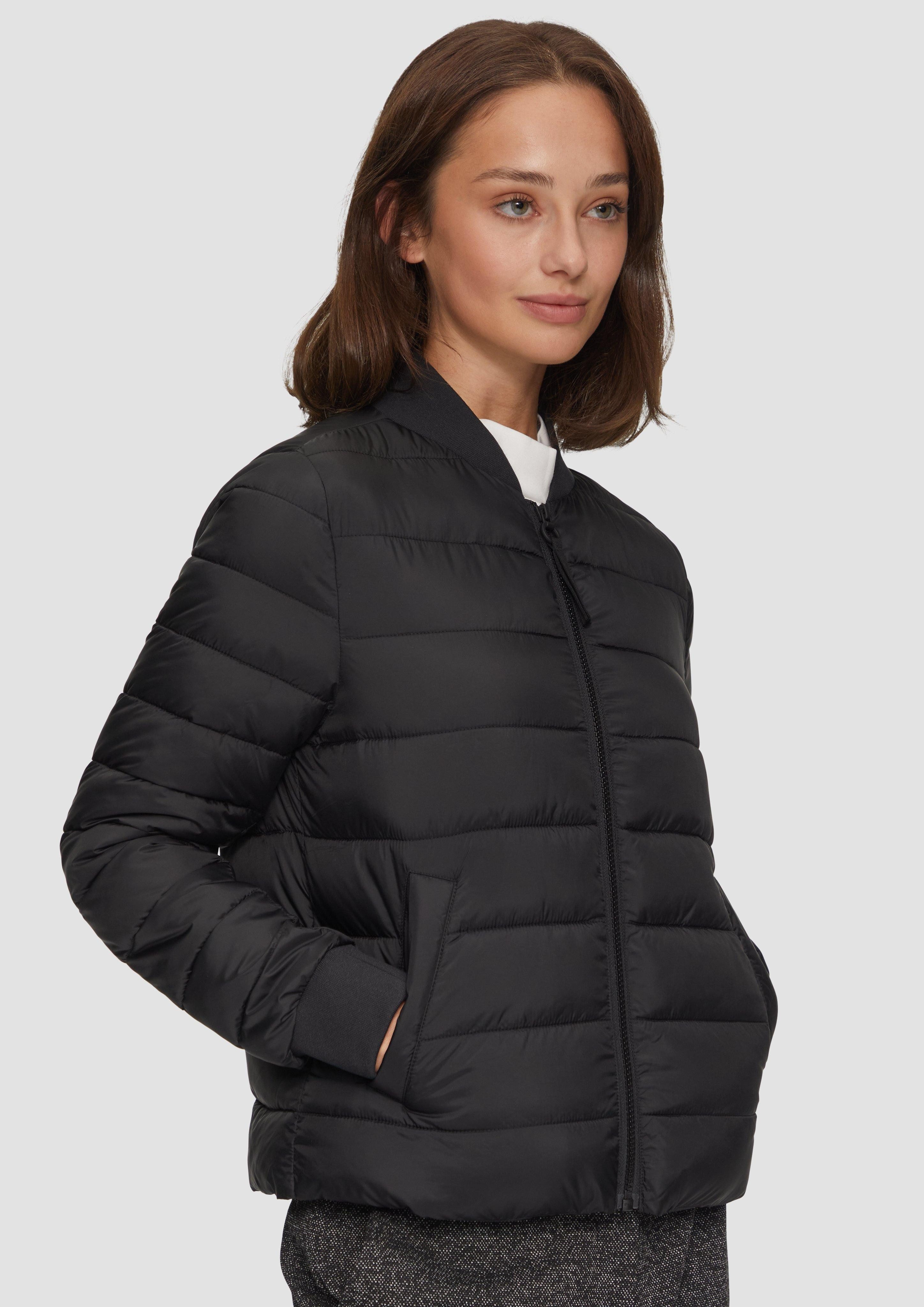 s.Oliver Funktionsjacke Kurze Steppjacke mit Rippbündchen günstig online kaufen