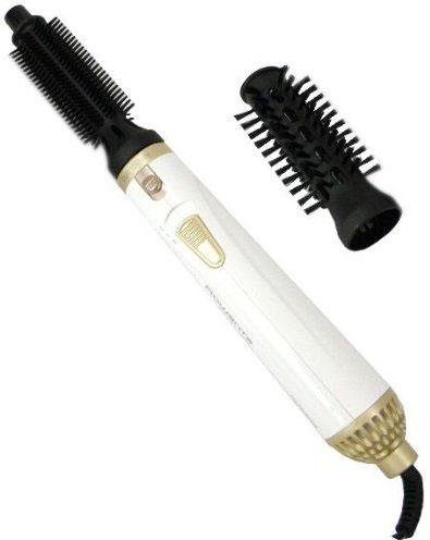 Rowenta Warmluftbürste Wave & Curl Warmluftbürste, Abrollsystem für einfaches Styling, Keramik-/Turmalinbeschichtung, 2 Einstellungen, Föhnbürste, CF3910