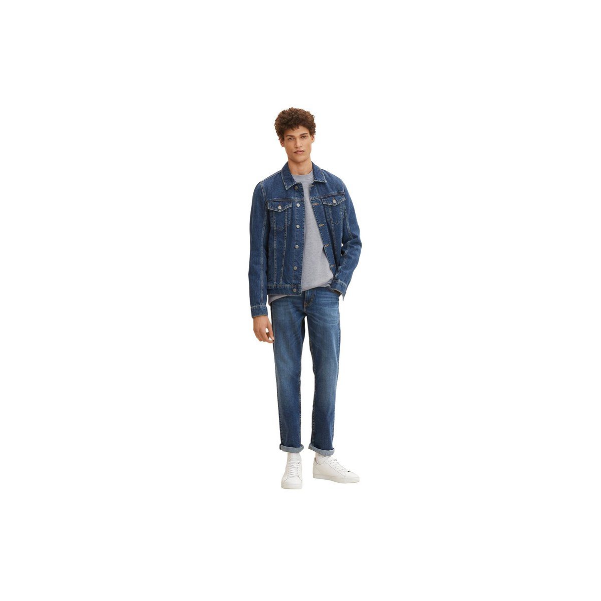 TAILOR grau 5-Pocket-Jeans (1-tlg) TOM