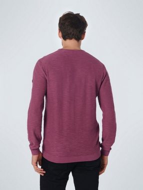 NO EXCESS Strickpullover Pullover Crewneck Relief Garment Dy