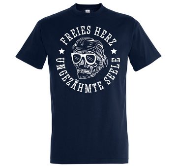 Youth Designz Print-Shirt Freies Herz Herren T-Shirt mit lustigen Spruch für Herren