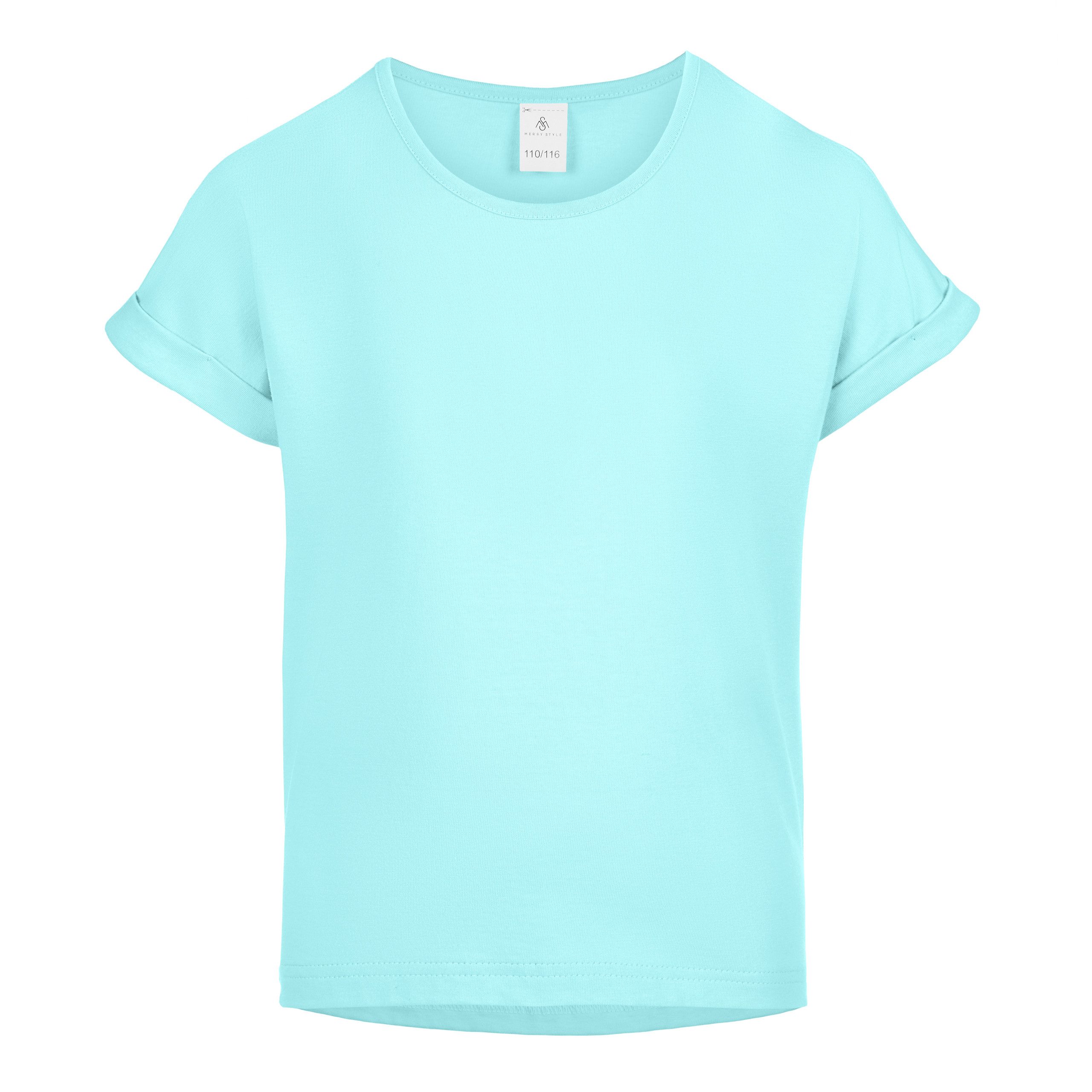 Merry Style T-Shirt für Mädchen aus weicher Baumwolle MS-468 (1-tlg)