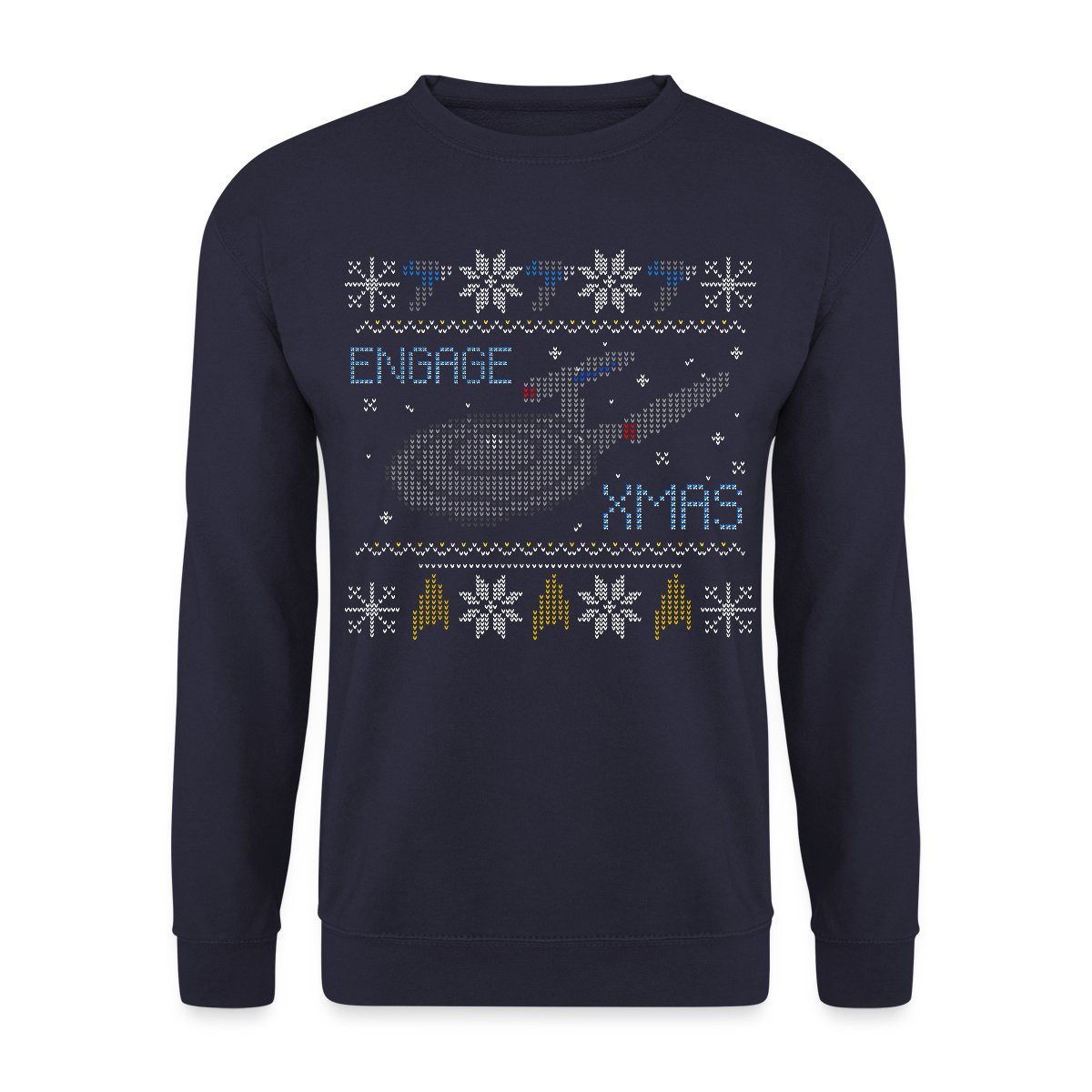 Sweatshirt Star Trek Discovery Ugly X-Mas Engage Unisex Pullover