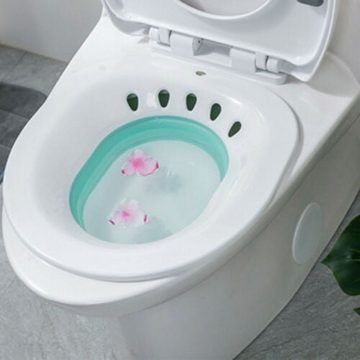 Truyuety Bidet Faltbares Sitzbad für die Toilette, Bidet Einsatz für Toilette, 1 tlg.