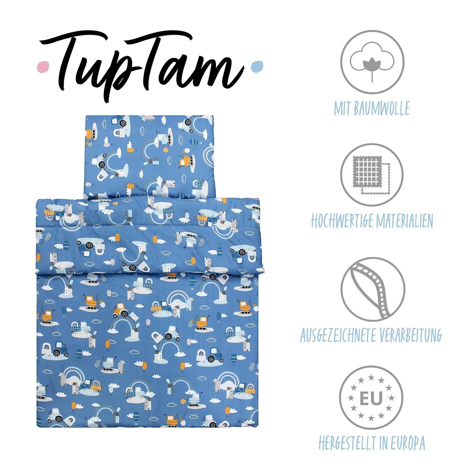 TupTam Kinderbettdecke Kinder Gemusterte Bettdecken Set Ganzjahresdecke Kop günstig online kaufen