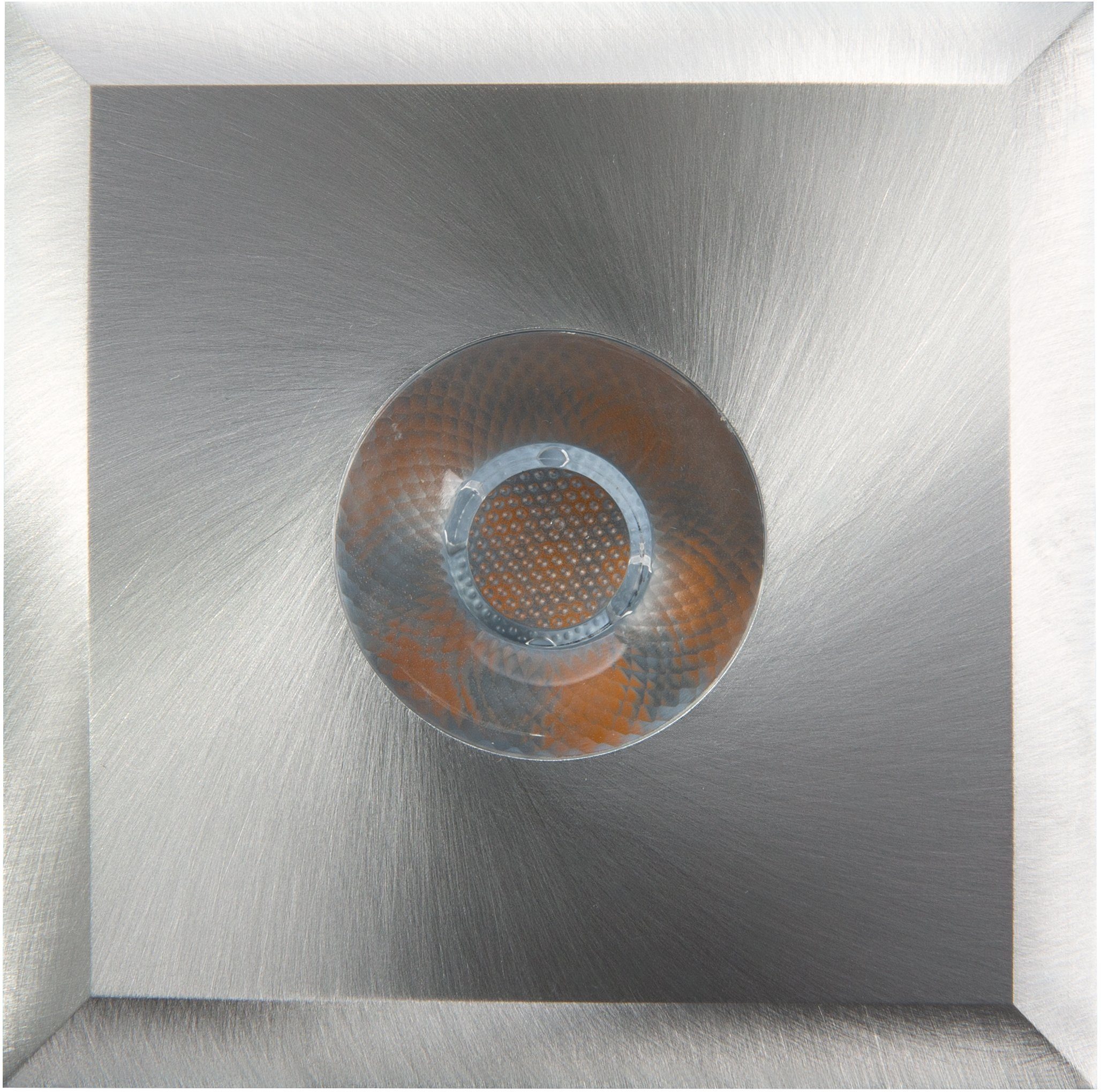 HEITRONIC LED Einbaustrahler Austin, LED fest integriert, Warmweiß, Einbauleuchte,LED-Downlight,Edelstahlgehäuse, sehr geringe Einbautiefe