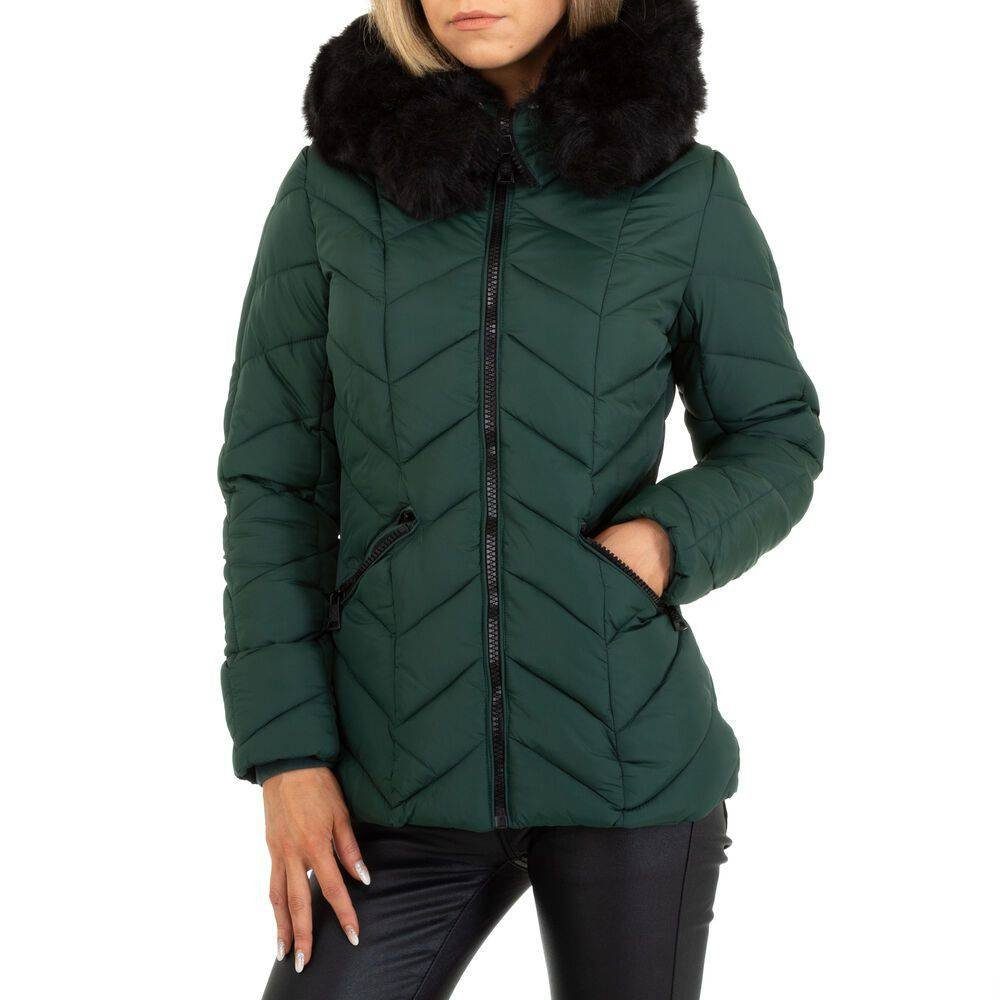 Ital-Design Winterjacke »Damen Freizeit« Kapuze Gefüttert Jacke in Grün  online kaufen | OTTO