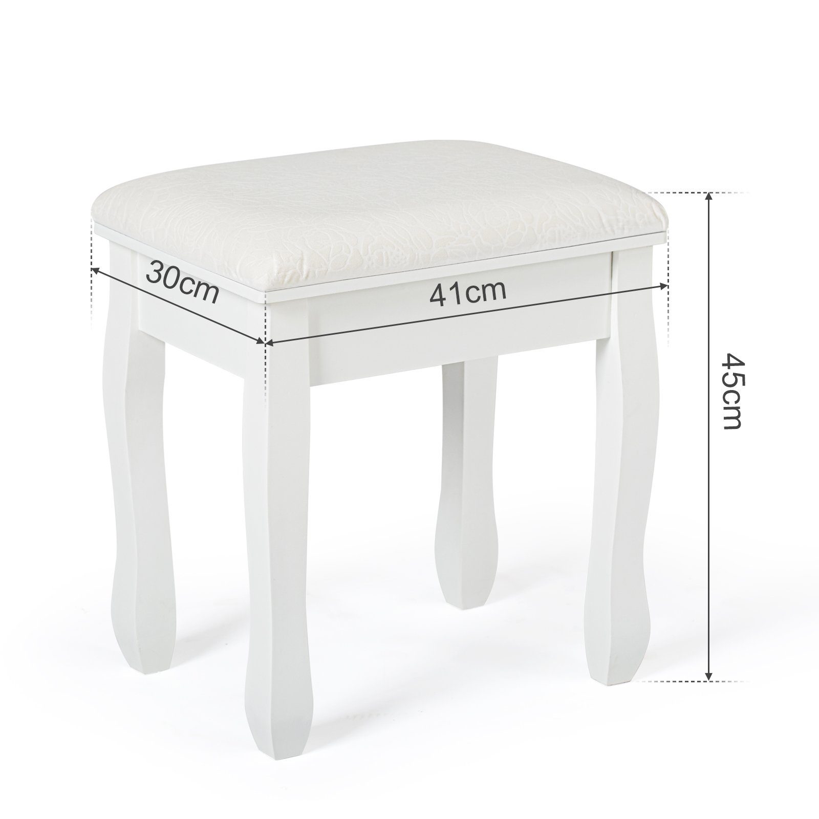 Mondeer Sitzhocker Schminktisch-Hocker (2 St), weißes günstig online kaufen