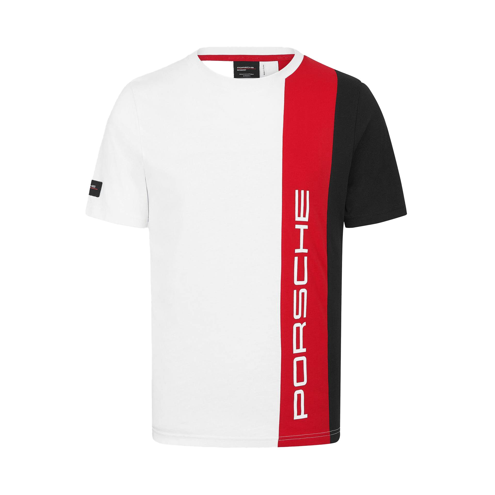 Porsche Motorsport T-Shirt Streifenmuster mehrfarbig günstig online kaufen