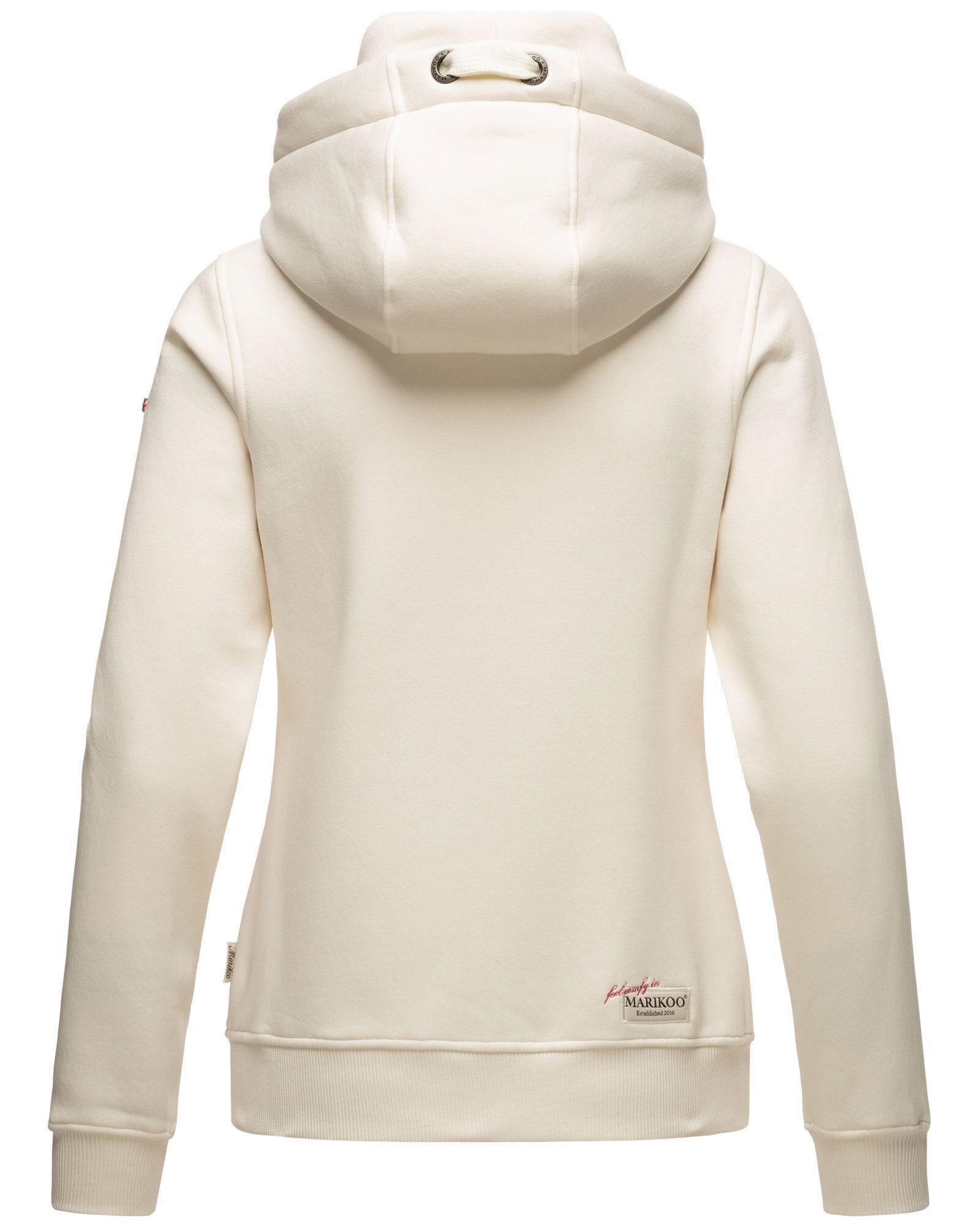 Kapuzenpullover Chihiroo Kapuzenpullover mit Innenkragen warmem Marikoo Offwhite