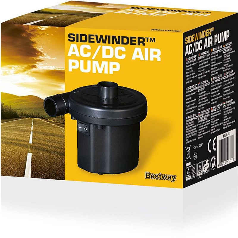 Bestway Elektropumpe Sidewinder AC/DC Pump, mit 2 Adaptern