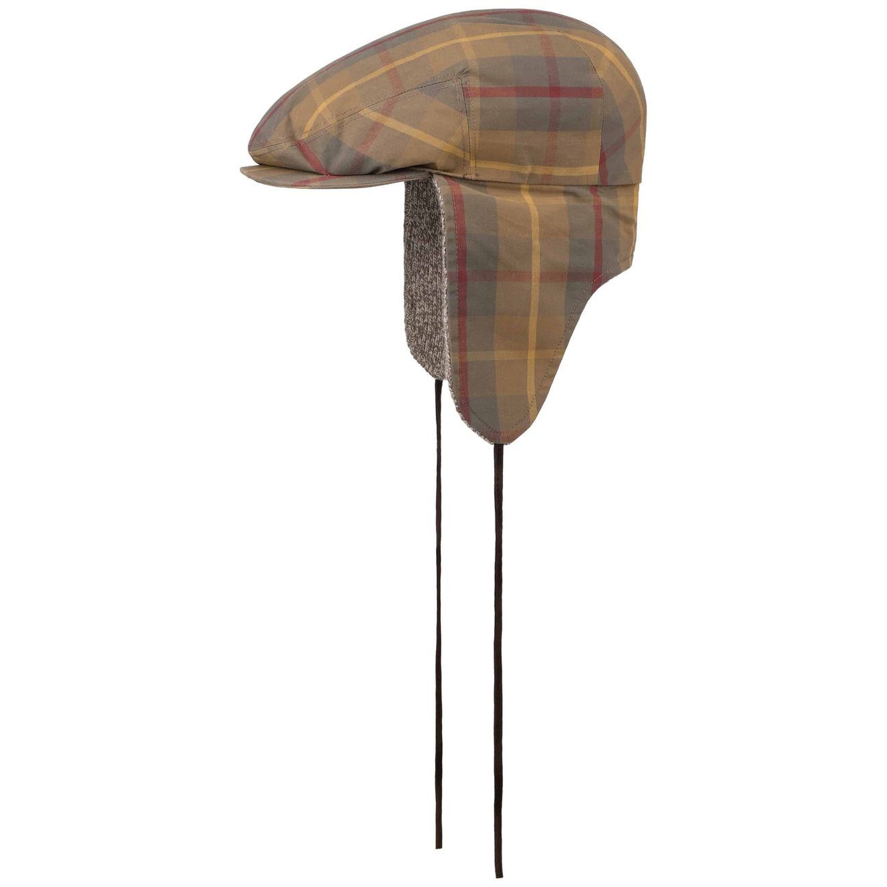 Alfonso D´Este Flat Cap (1-St) Schirmmütze mit Schirm, Made in Italy