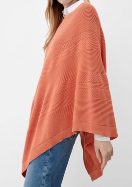 s.Oliver Poncho Strickponcho aus Viskosemix